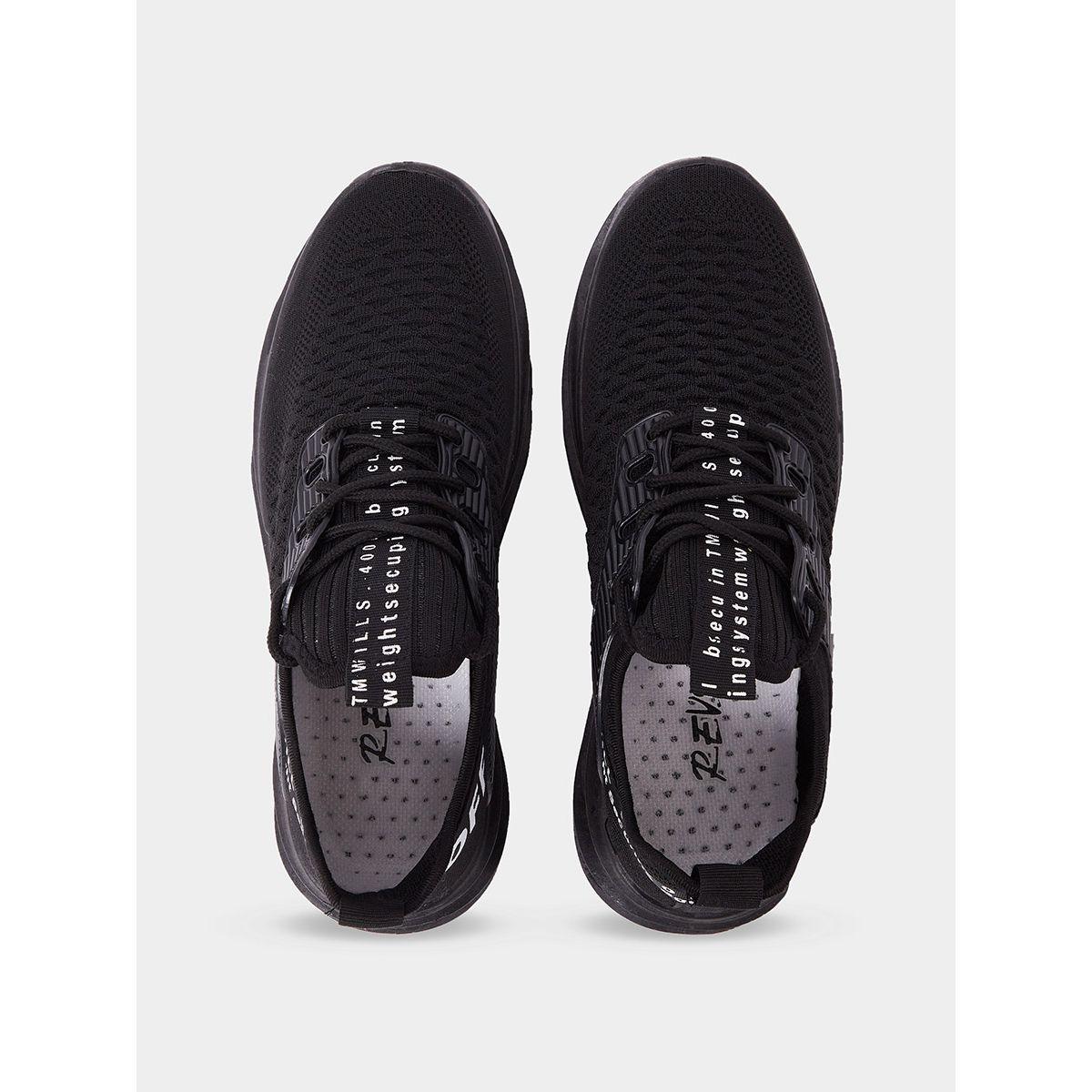 Styli Contrast Slogan Print Casual Sneakers-men-shoes-sneakers-image-4