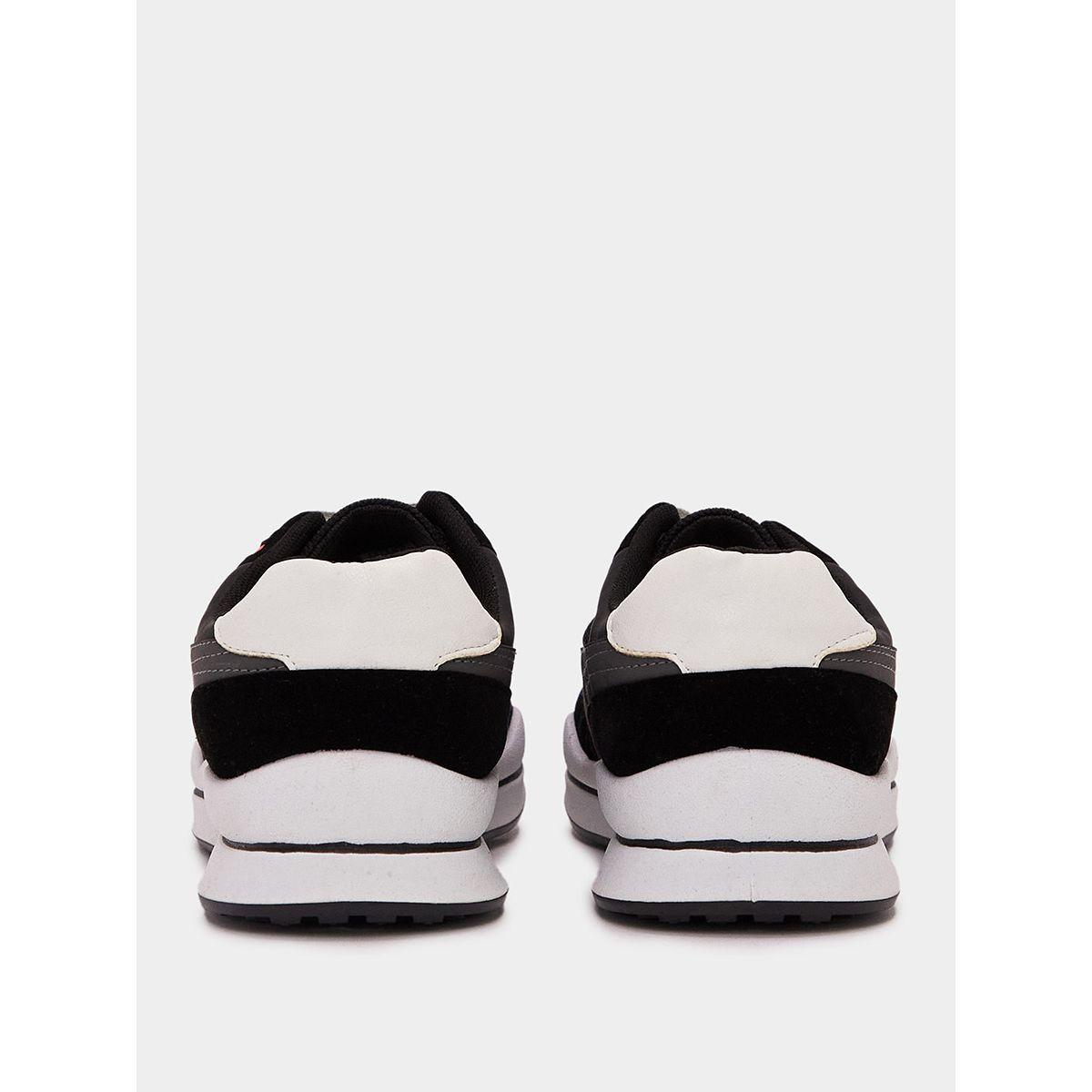 Styli Contrast Tab Lace Up Casual Sneakers-men-shoes-sneakers-image-5