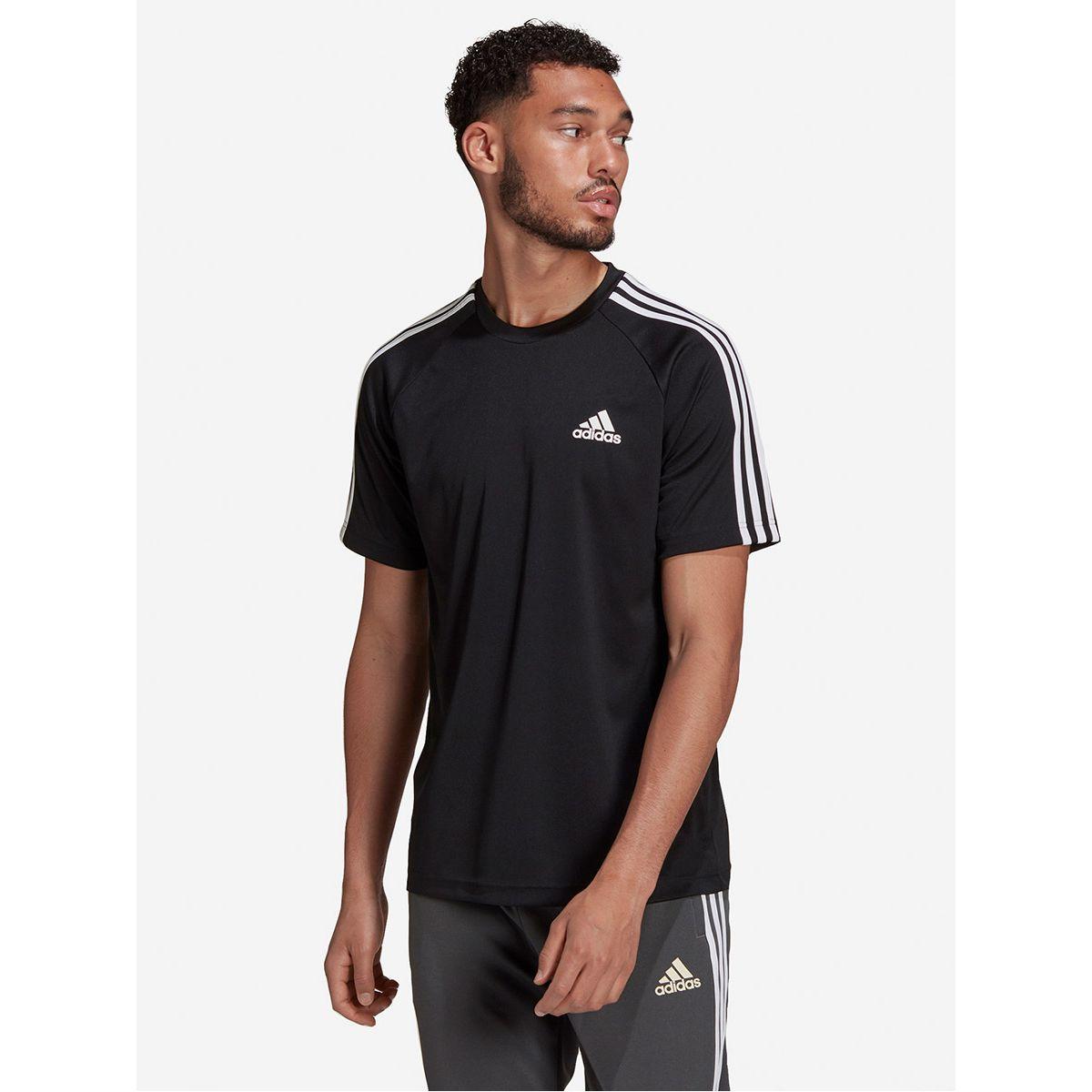 Adidas Contrast Side Sleeves Striped Sereno T-shirt-men-clothing-sportswearandactivewear-tshirtsandpolos-image-1