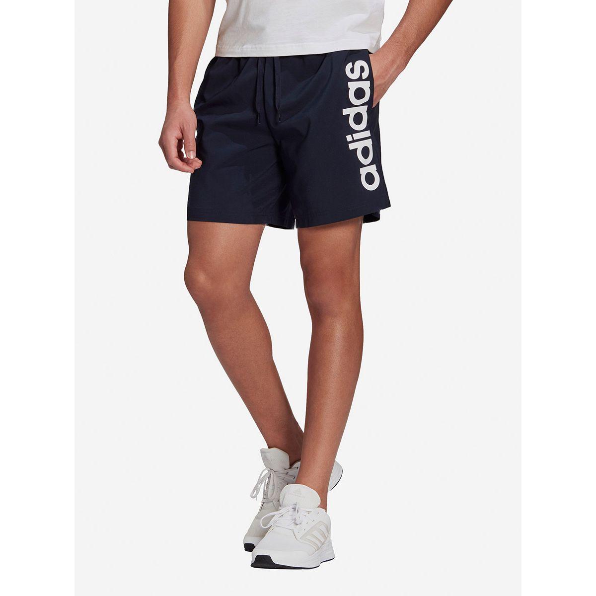 Adidas Essential Chelsea Linear Logo Shorts-men-clothing-bottoms-shorts-image-1