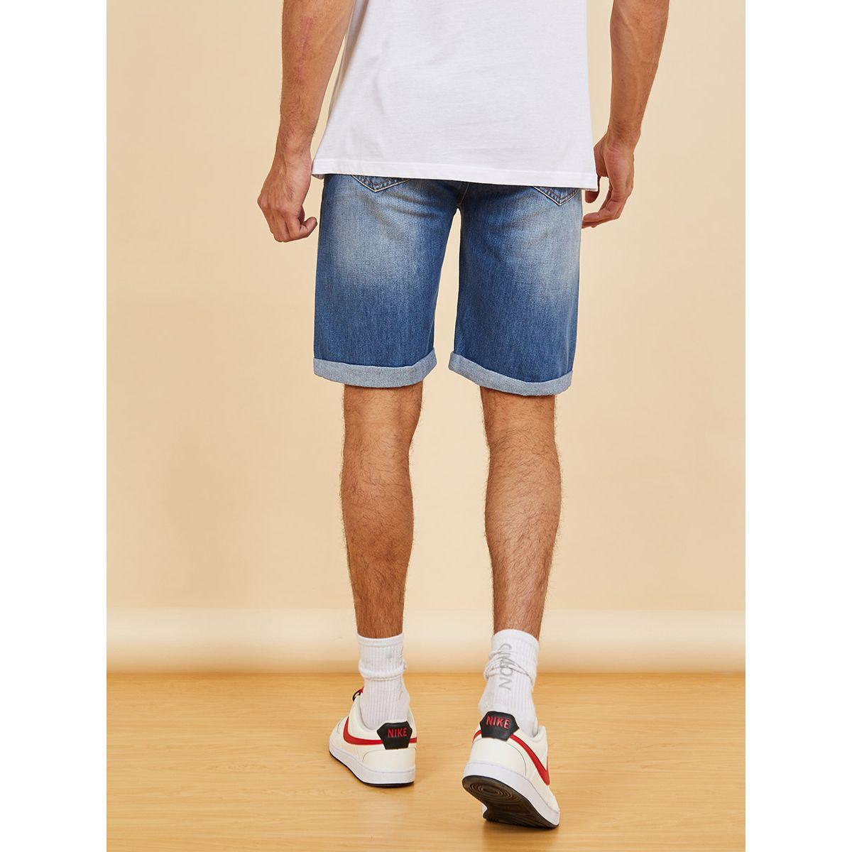 شورت دنيم بقصة عادية-men-clothing-bottoms-shorts-image-4