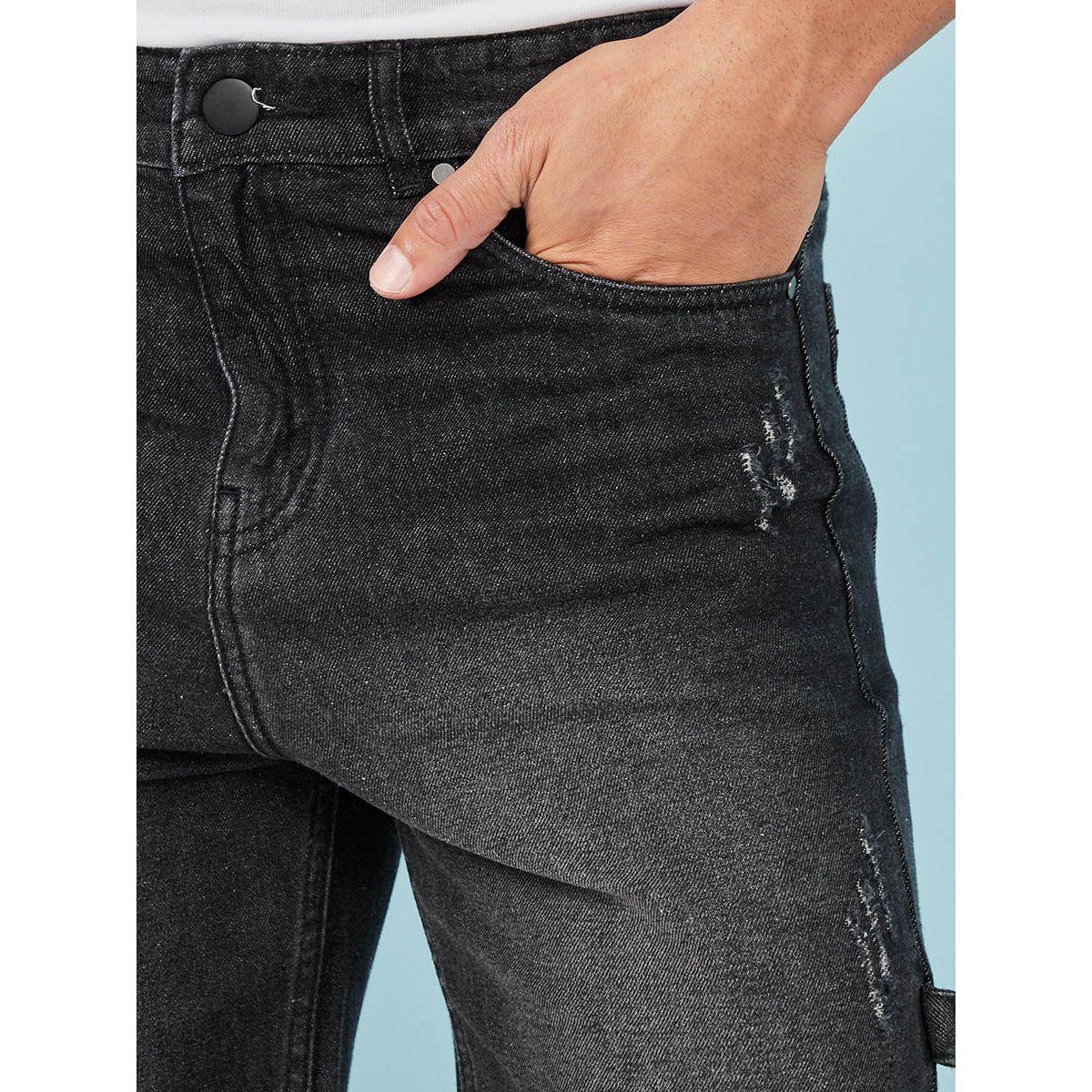 شورت دنيم بقصة عادية من ريد تايب-men-clothing-bottoms-shorts-image-3