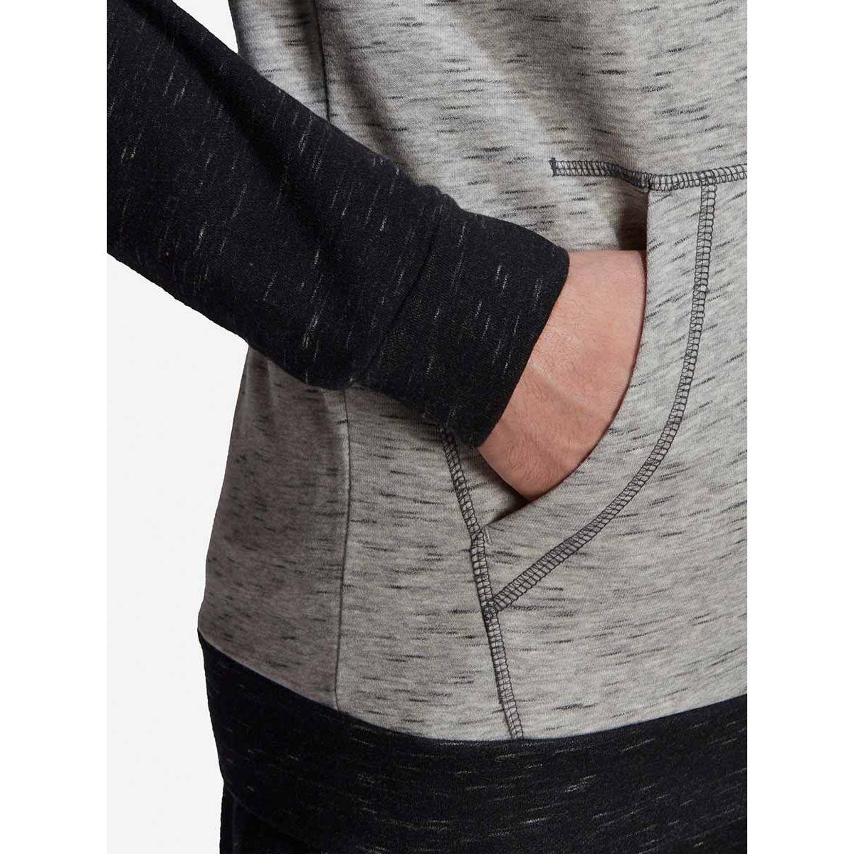 Adidas Melange Print Full Zip Hooded Jacket-men-winterwear-hoodiesandsweatshirts-image-4