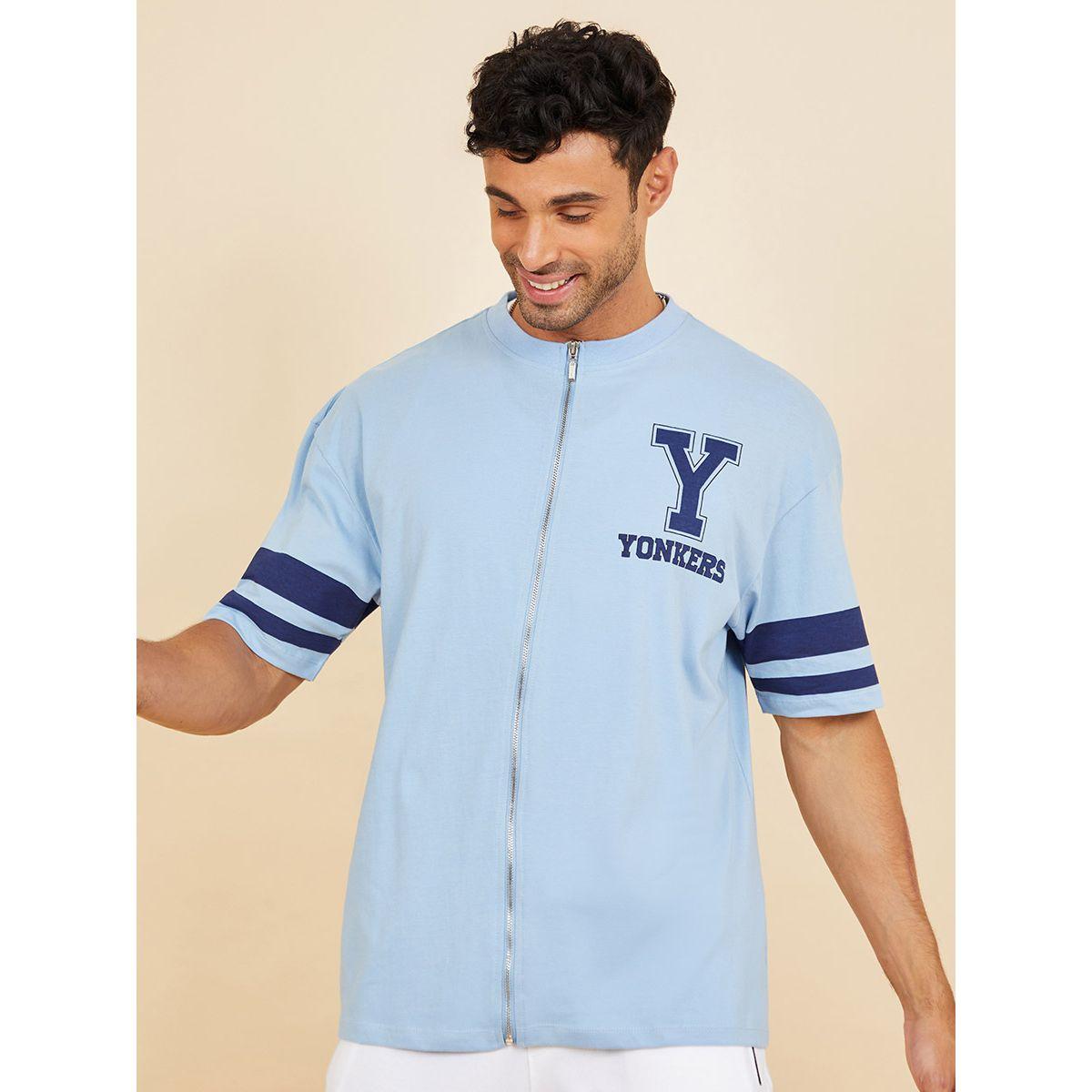 Styli Zip Through Printed Oversized Fit Varsity T-shirt-men-clothing-tshirtsandpolos-tshirts-image-1