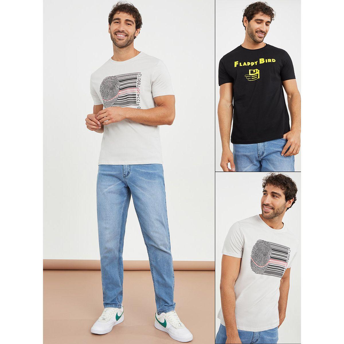 مجموعة من 2 تيشيرت مطبع من ستايلي-men-clothing-tshirtsandpolos-tshirts-image-1
