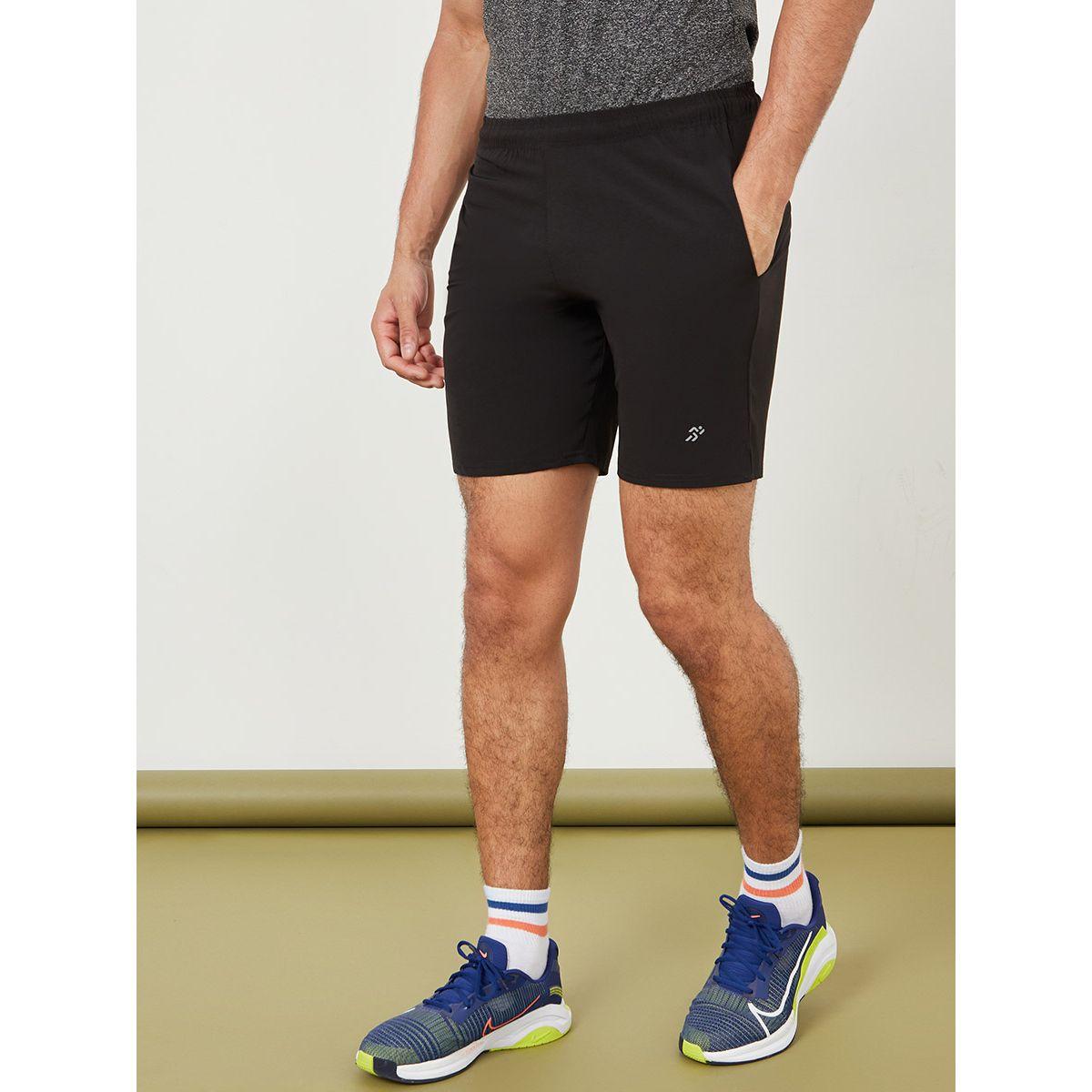 شورت رياضي مطبع بشعار من ستايلي-sports-men-clothing-bottoms-image-4