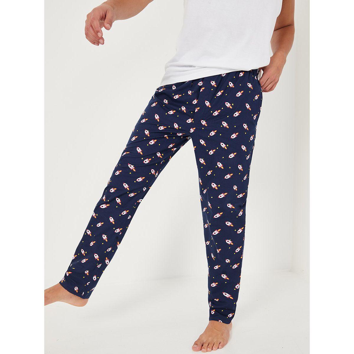 Styli All Over Print Cotton Pyjama-men-clothing-nightwear-pyjamaandshorts-image-1