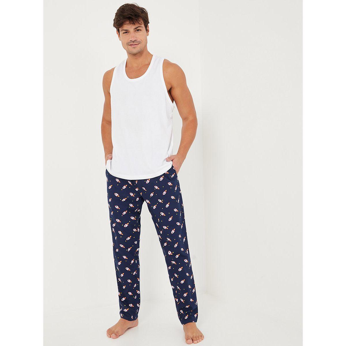 Styli All Over Print Cotton Pyjama-men-clothing-nightwear-pyjamaandshorts-image-2