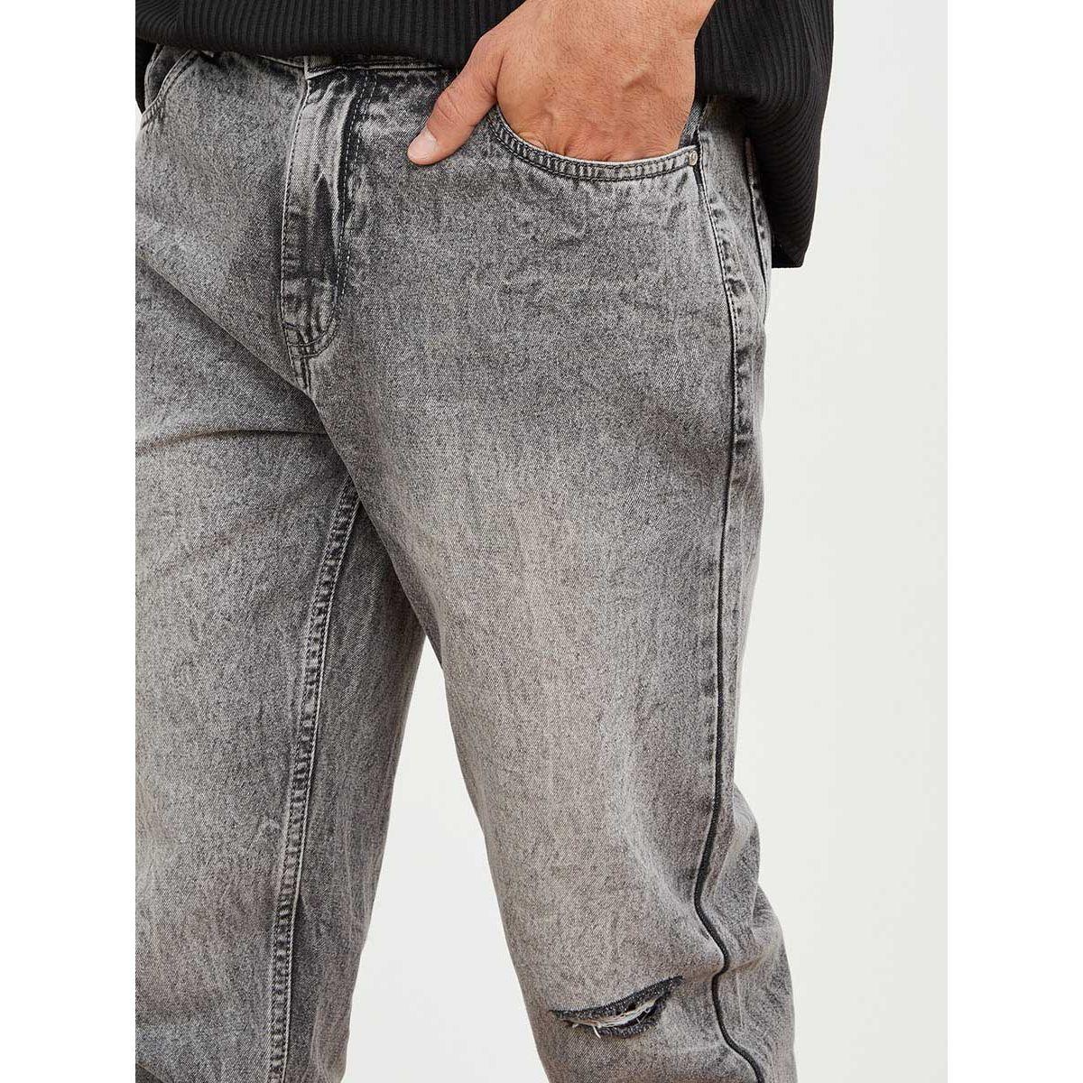 Styli Single Knee Rip Detail Regular Fit Jeans-men-clothing-bottoms-jeans-image-4