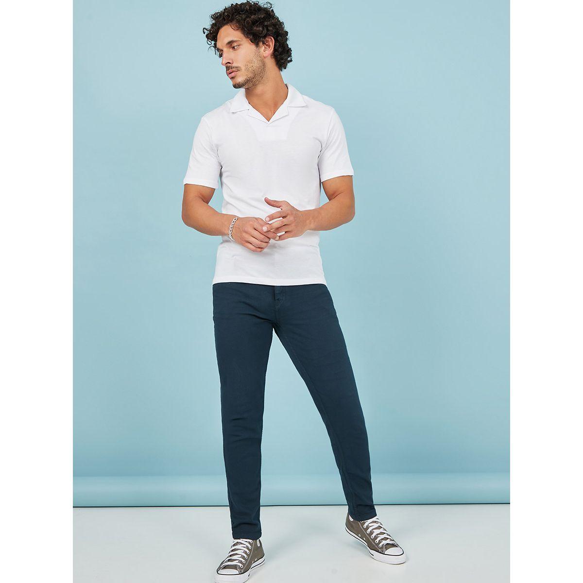 Styli Solid Skinny Fit Jeans-men-clothing-bottoms-jeans-image-1