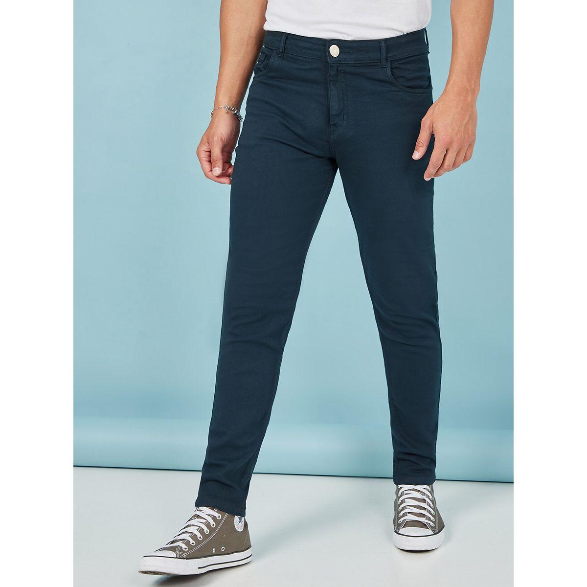 Styli Solid Skinny Fit Jeans-men-clothing-bottoms-jeans-image-2