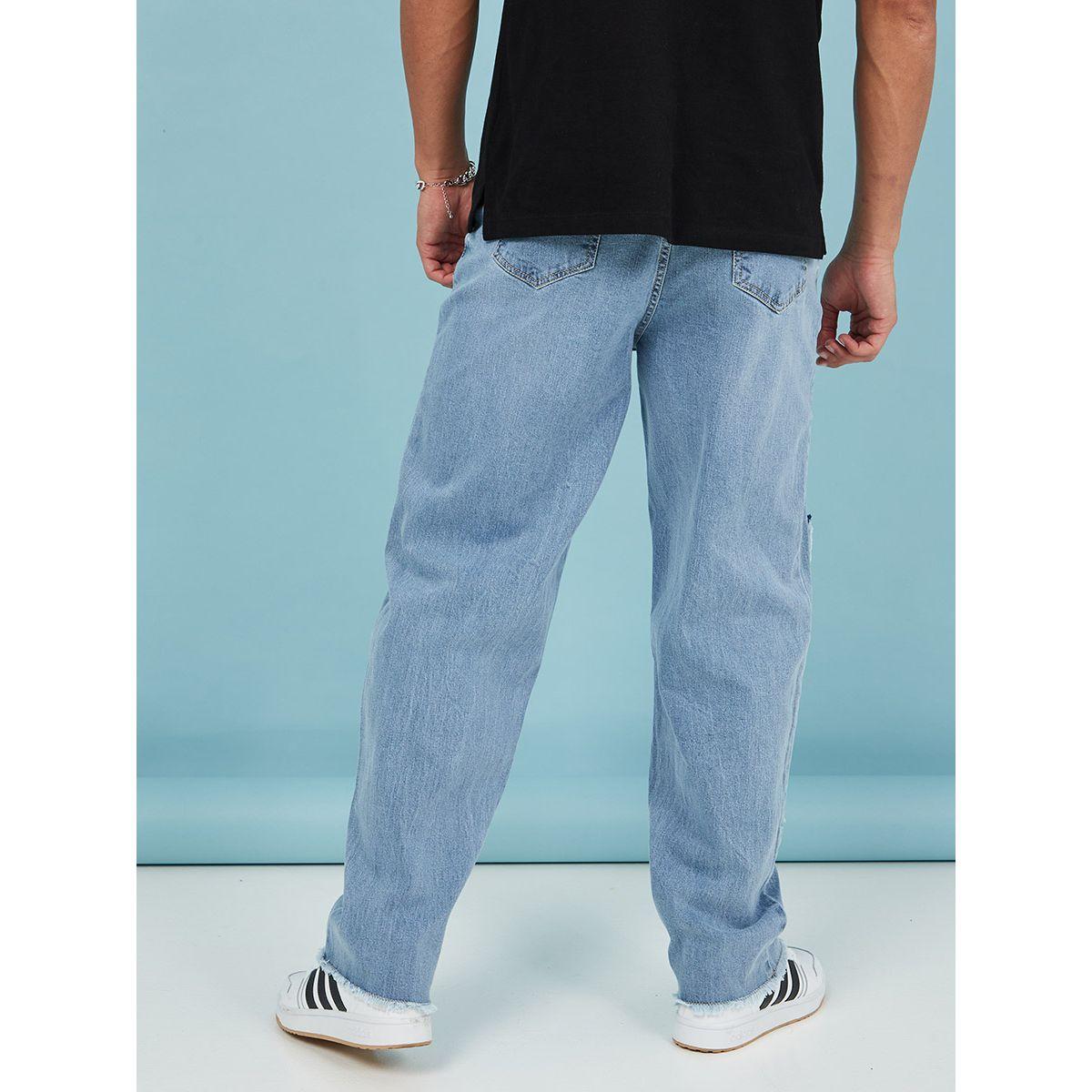 Styli Patchwork Baggy Fit Jeans with Pockets-men-clothing-bottoms-jeans-image-4