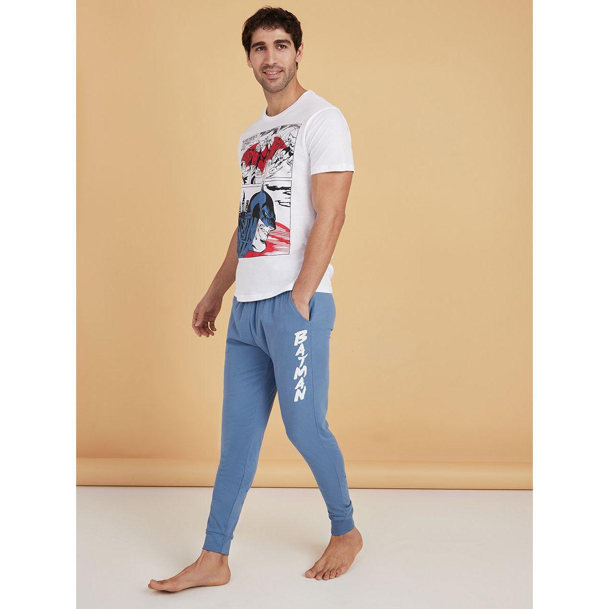 طقم بيجاما من ( تيشيرت + بنطال ) من ستايلي-men-clothing-nightwear-sets-image-2
