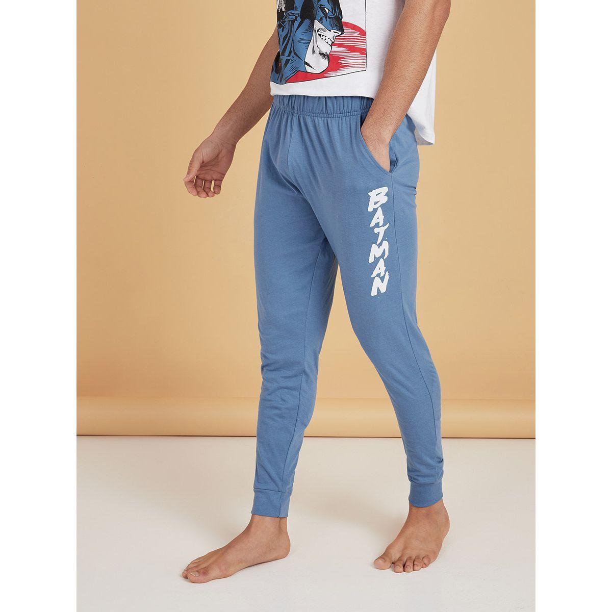 Styli Batman Graphic Print T-shirt and Cuffed Pyjama Set-men-clothing-nightwear-sets-image-5