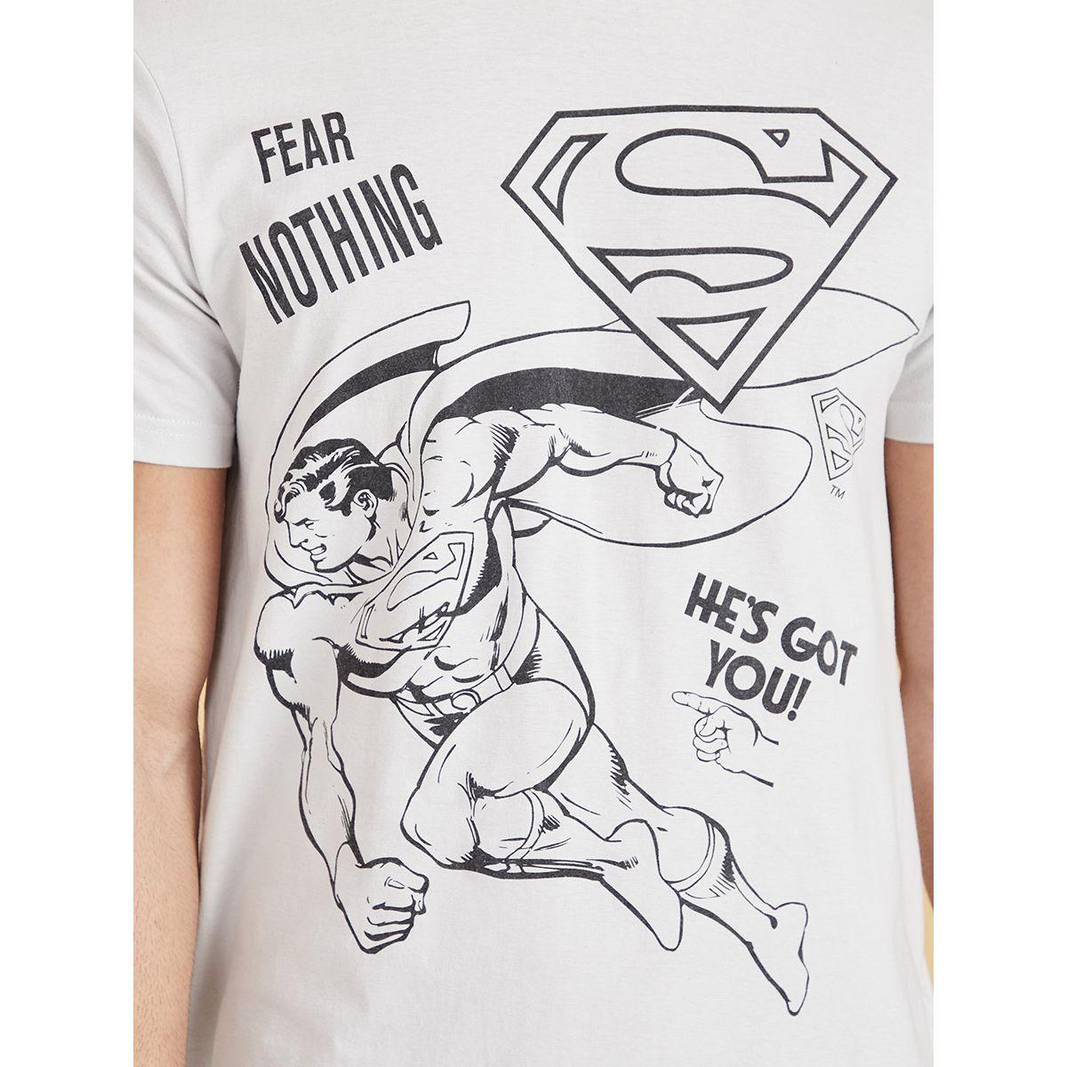 Styli Superman Graphic Print T-shirt and Cuffed Pyjama Set-men-clothing-nightwear-sets-image-3