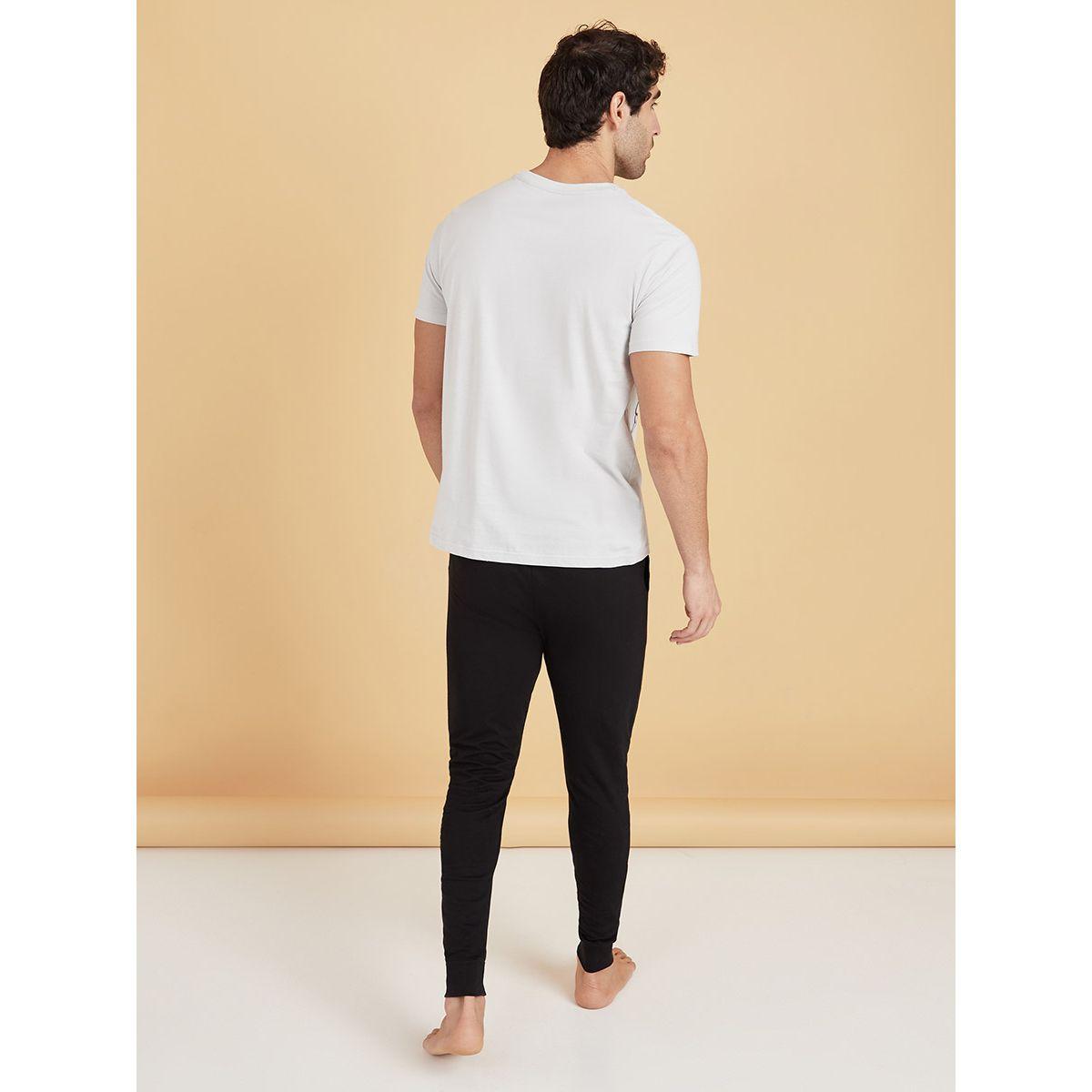 طقم بيجاما من ( تيشيرت + بنطال ) من ستايلي-men-clothing-nightwear-sets-image-5