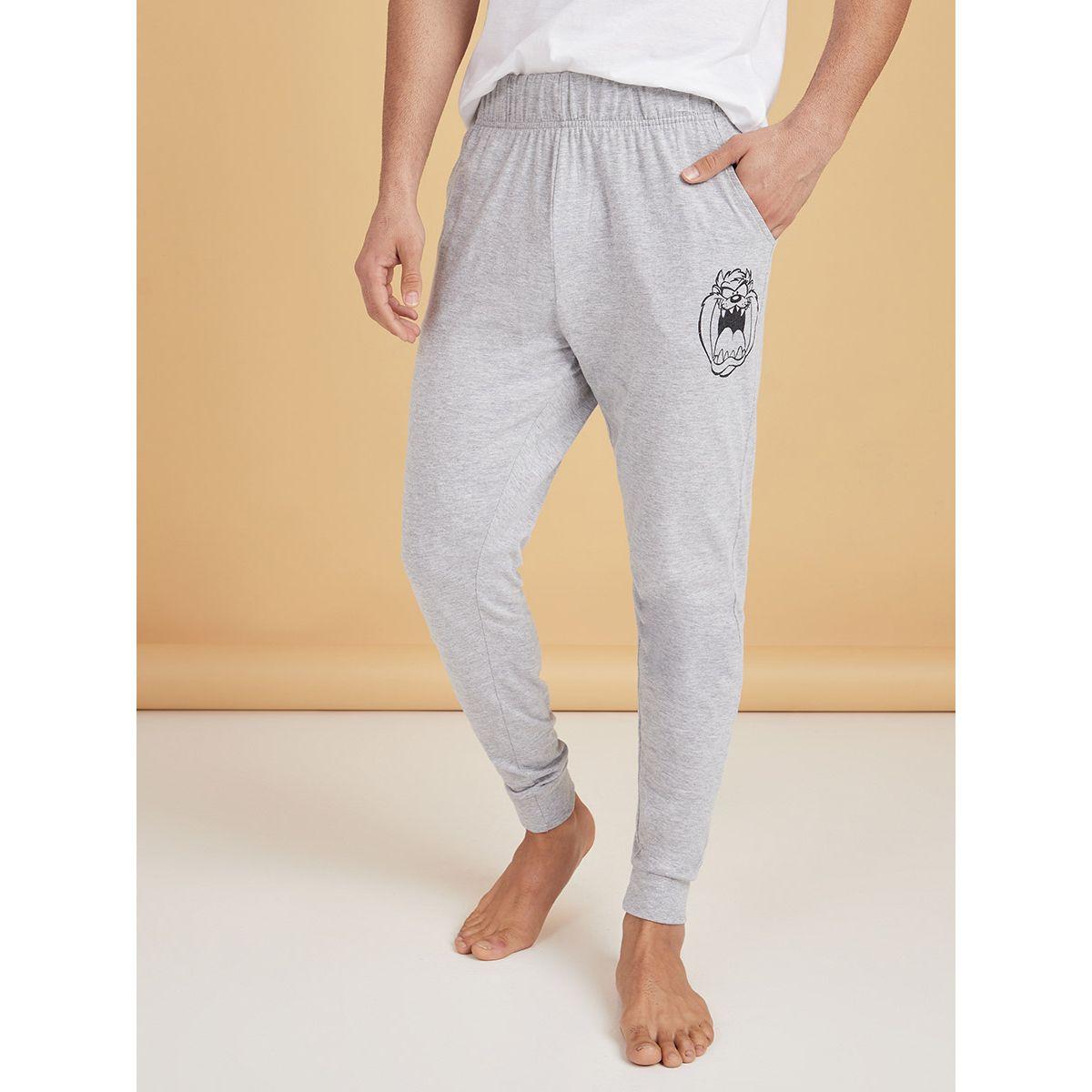 Styli Tazmania Looney Tunes Print T-shirt and Cuffed Pyjama Set-men-clothing-nightwear-sets-image-5