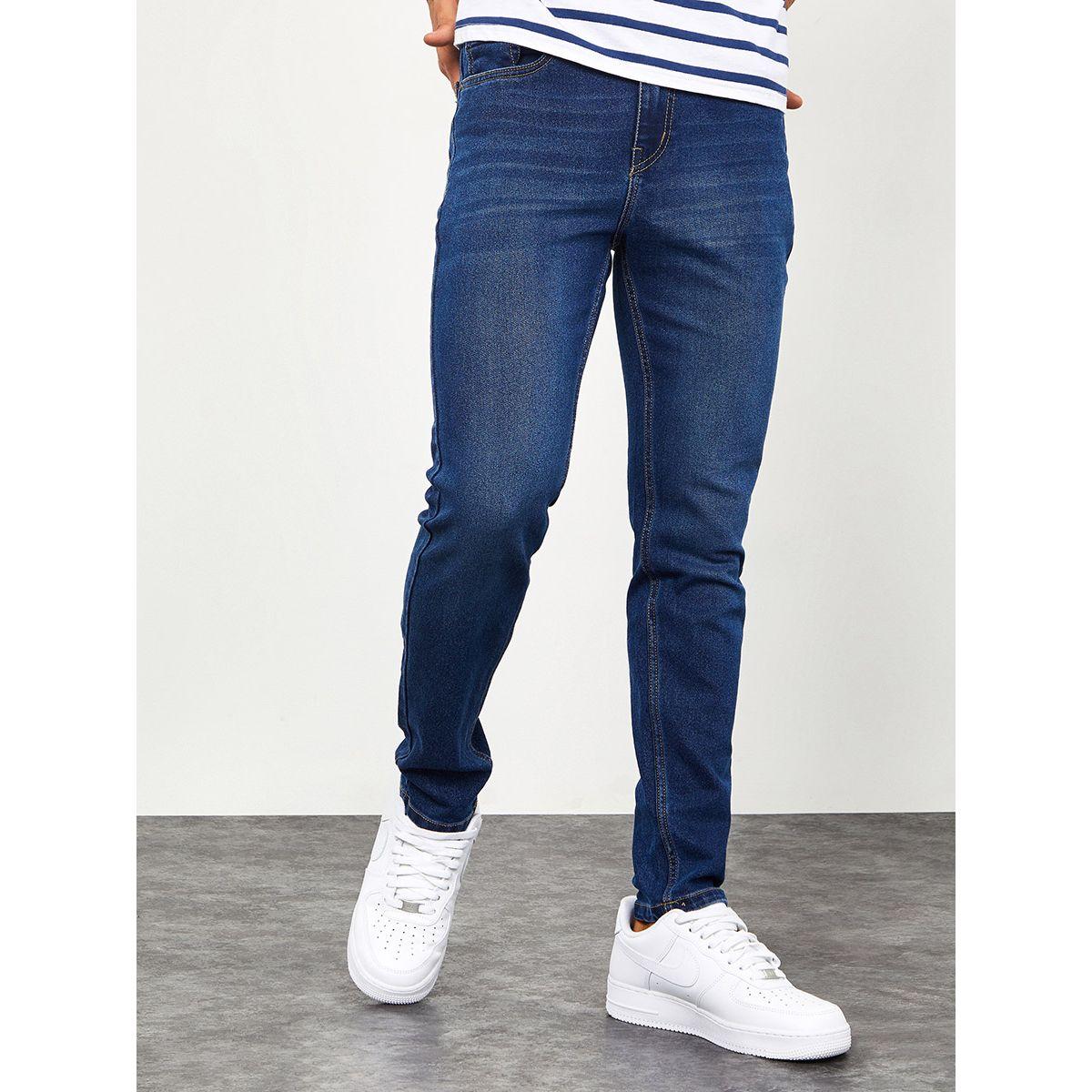 جينز بقصة سكيني من ستايلي-men-clothing-bottoms-jeans-image-1