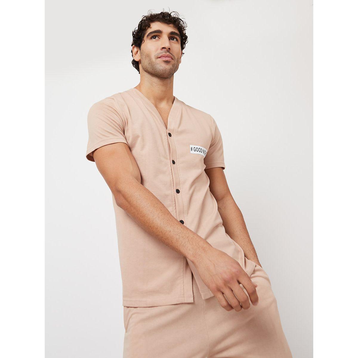 طقم بيجاما من ( شورت + تيشيرت )-men-clothing-nightwear-sets-image-2