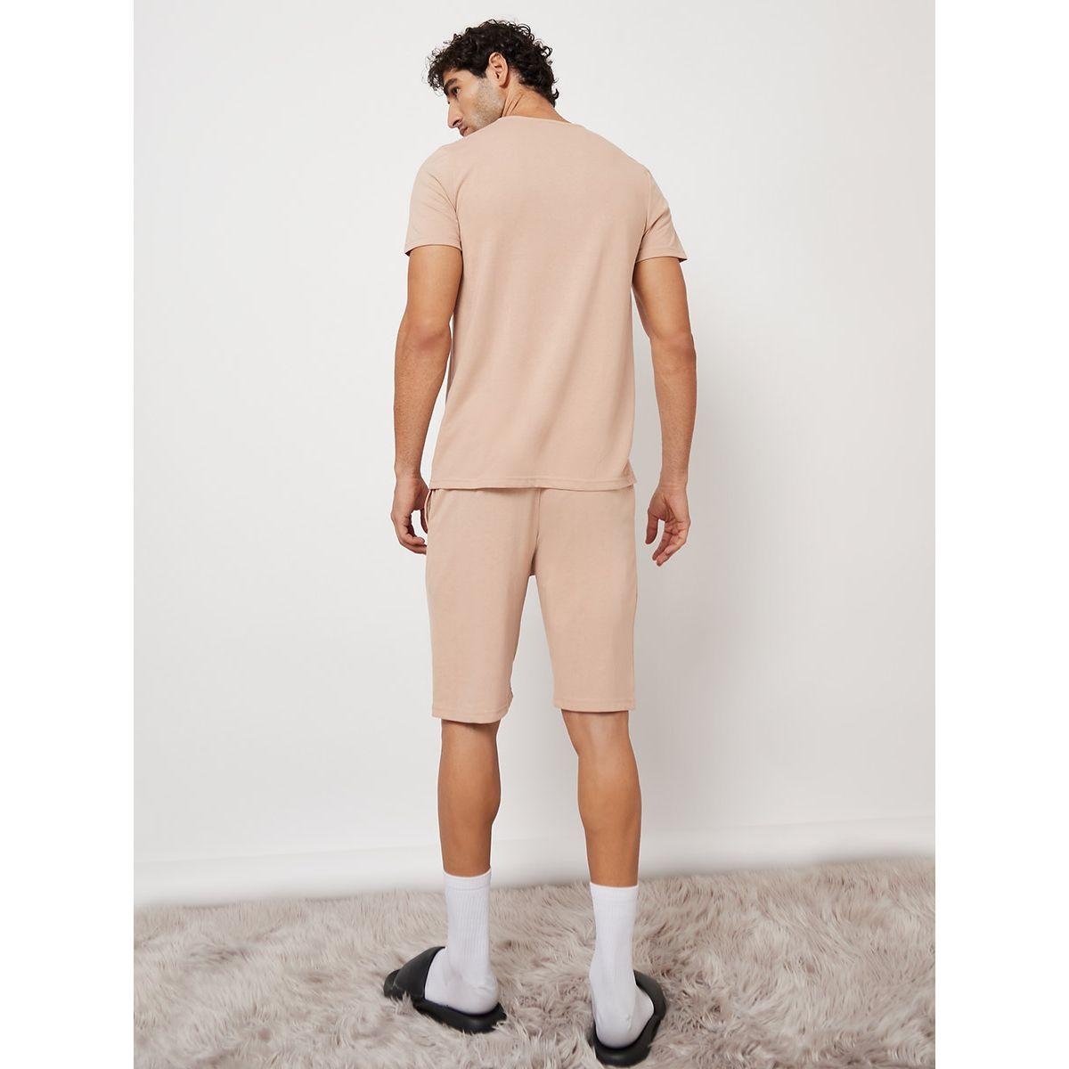 طقم بيجاما من ( شورت + تيشيرت )-men-clothing-nightwear-sets-image-5