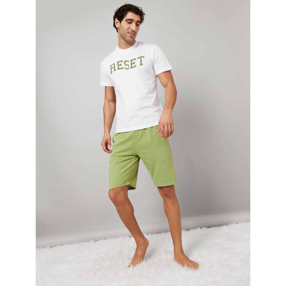طقم بيجاما من ( تيشيرت + شورت )-men-clothing-nightwear-sets-image-1
