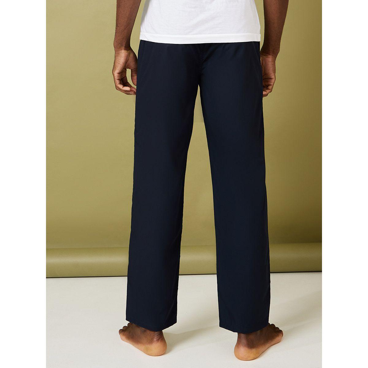 Styli Unwind Solid Woven Drawstring Detail Nightwear Pyjama-men-clothing-nightwear-pyjamaandshorts-image-4