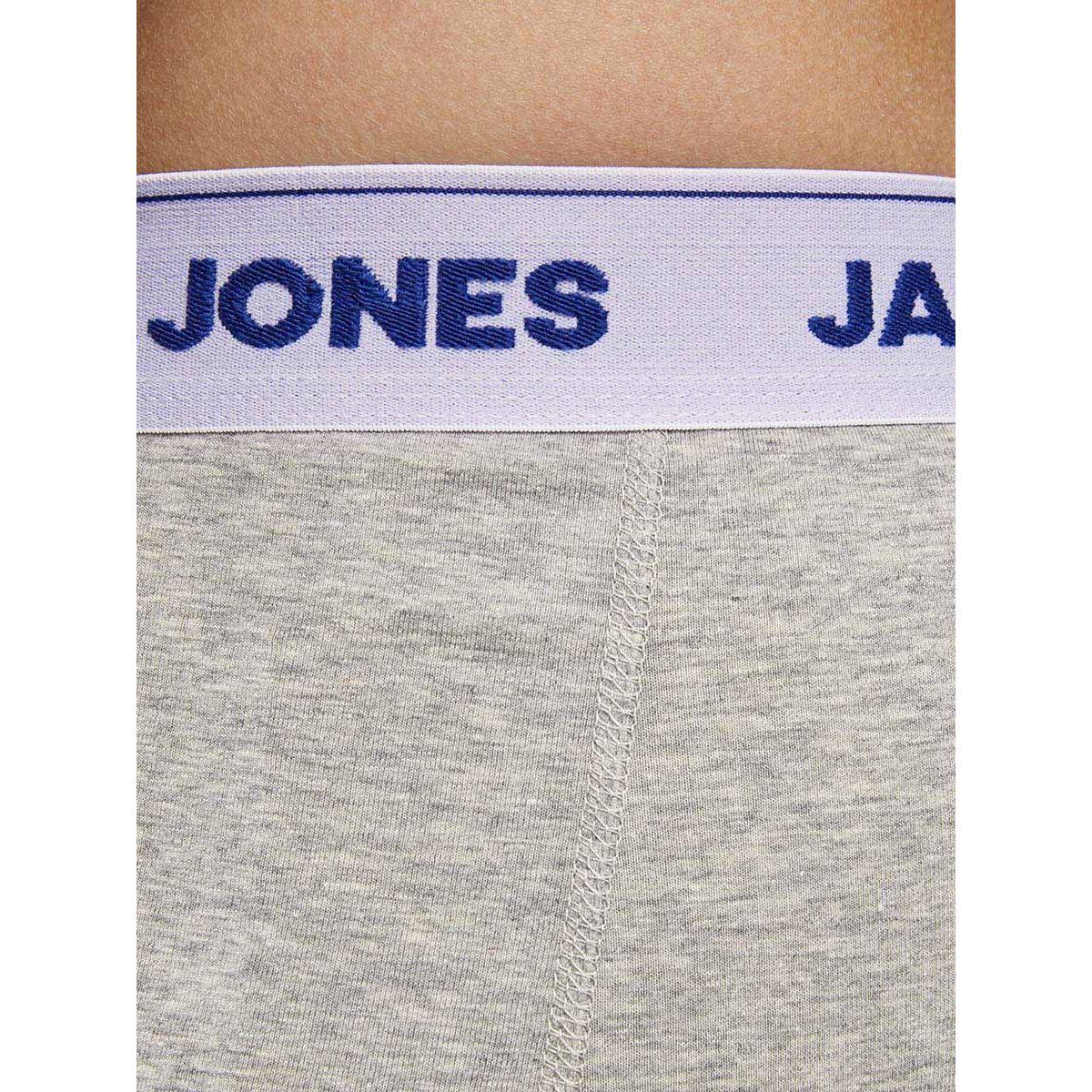Jack & Jones Pack of 3 - Waistband Logo Detail Trunks-men-clothing-innerwear-underwear-image-4