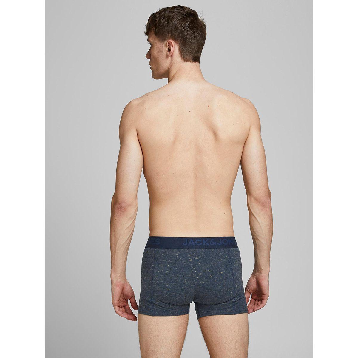 Jack & Jones Pack of 3 - Waistband Logo Detail Trunks-men-clothing-innerwear-underwear-image-2