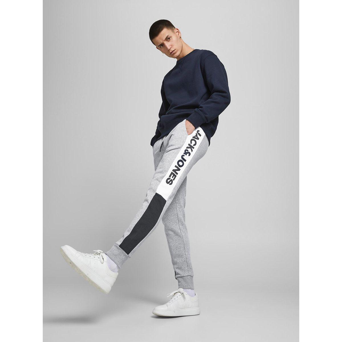 Jack & Jones Colorblock Side Tape Logo Detail Jogger-men-clothing-bottoms-joggers-image-1