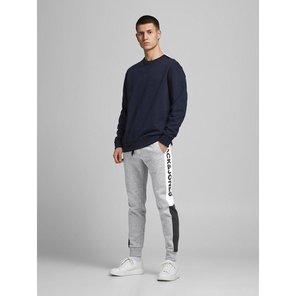 Jack & Jones Colorblock Side Tape Logo Detail Jogger-men-clothing-bottoms-joggers-image-4