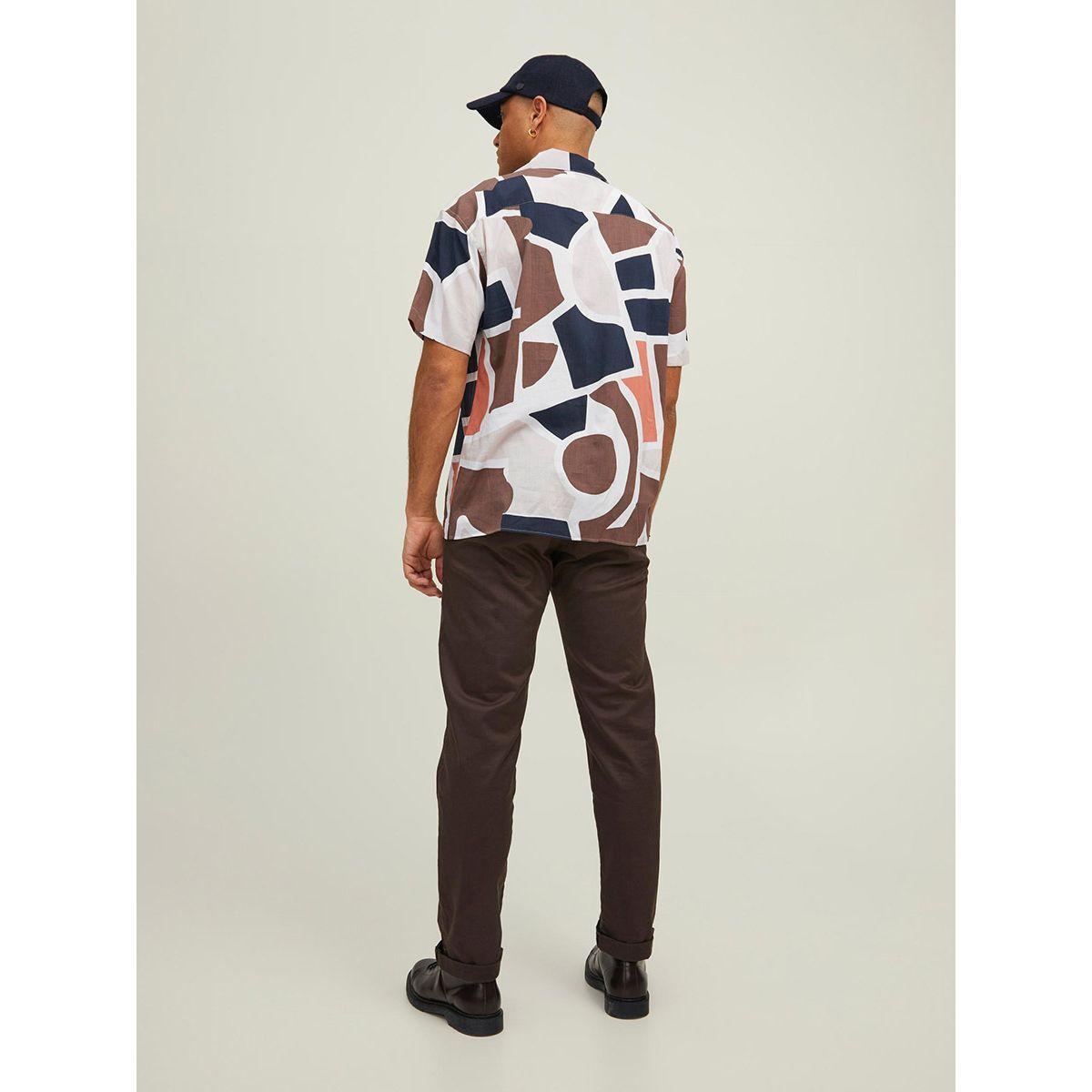 Jack & Jones Abstract Geo Print Short Sleeves Shirt-men-clothing-shirts-image-5