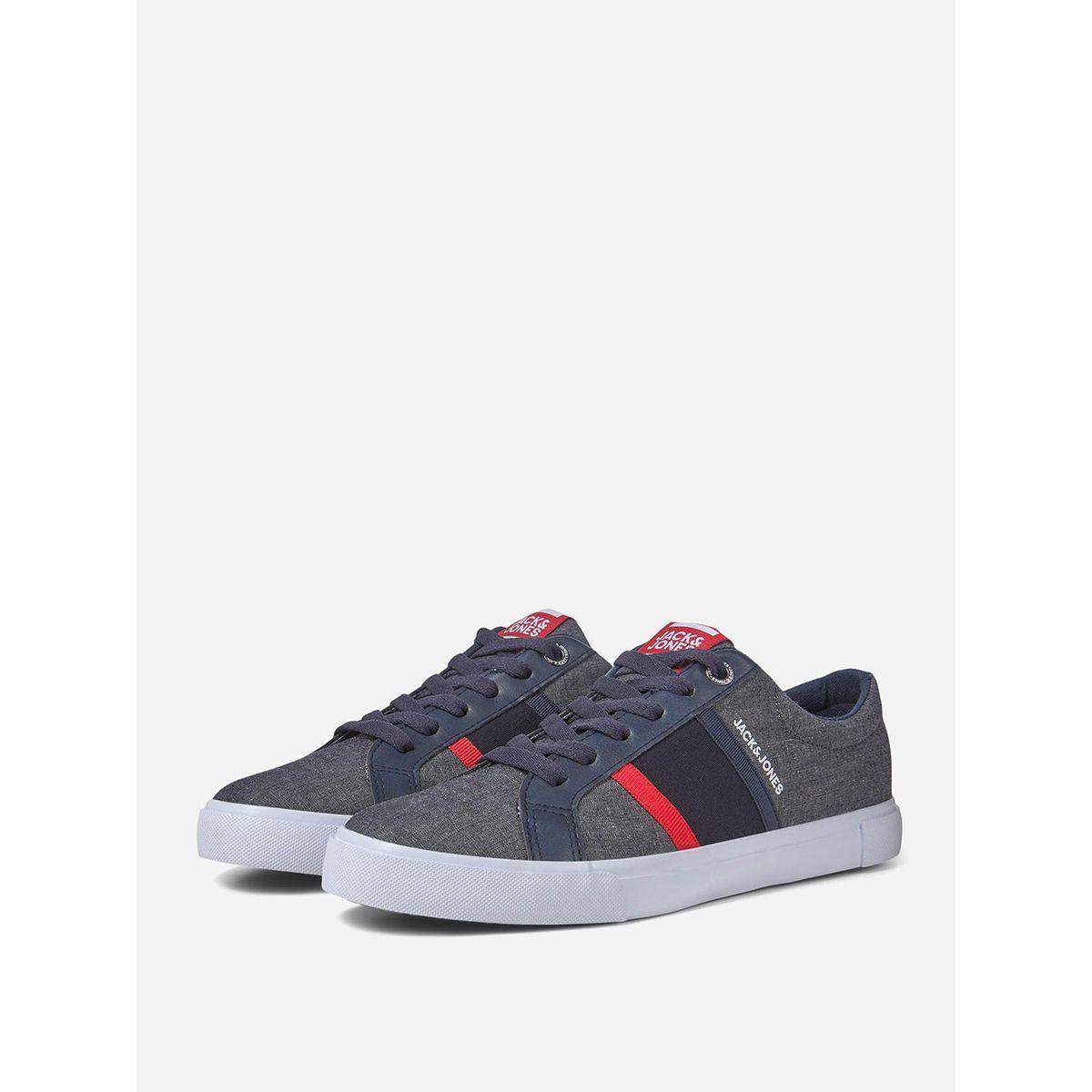 Jack & Jones Whistler Lace Up Canvas Sneakers-men-shoes-sneakers-image-1