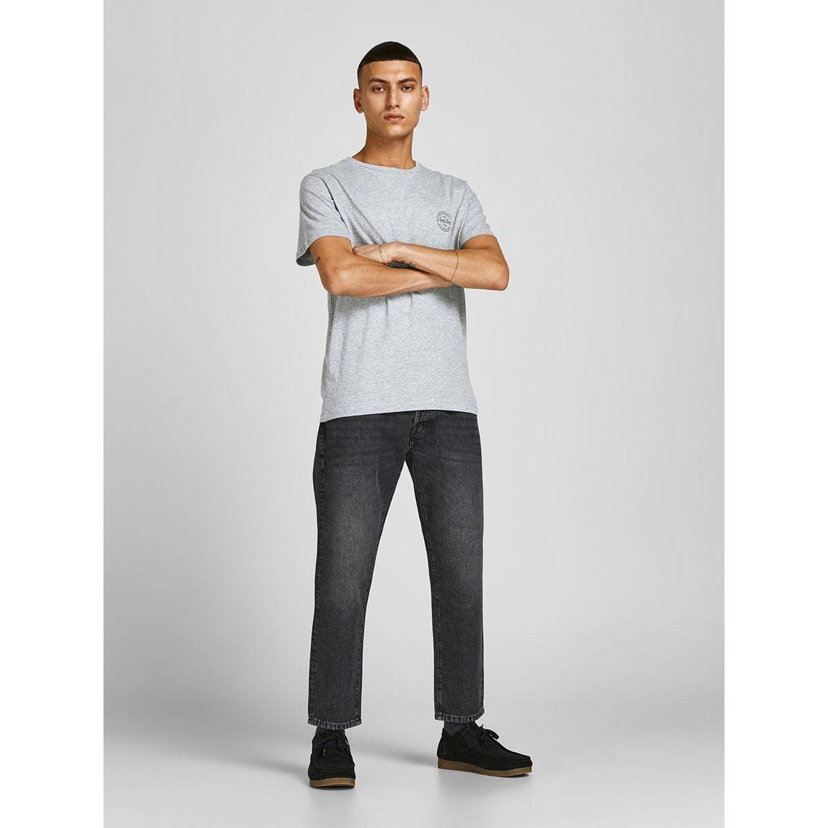 Jack & Jones Logo Chest Print Short Sleeves T-shirt-men-clothing-tshirtsandpolos-tshirts-image-3