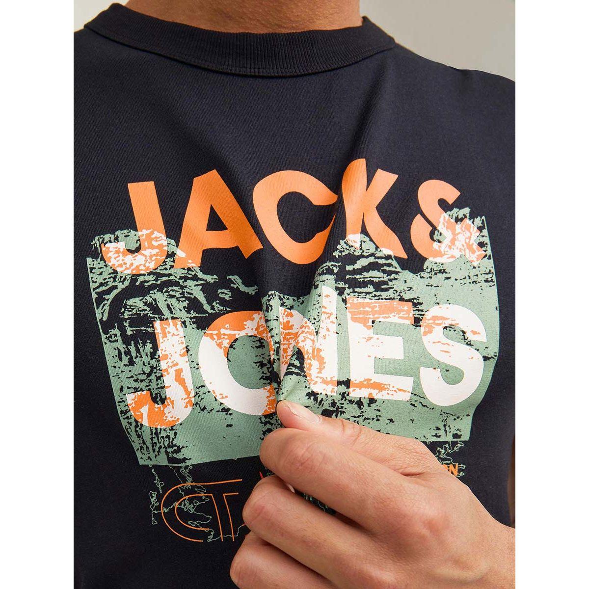 Jack & Jones Graphic Logo Detail Short Sleeves T-shirt-men-clothing-tshirtsandpolos-tshirts-image-3
