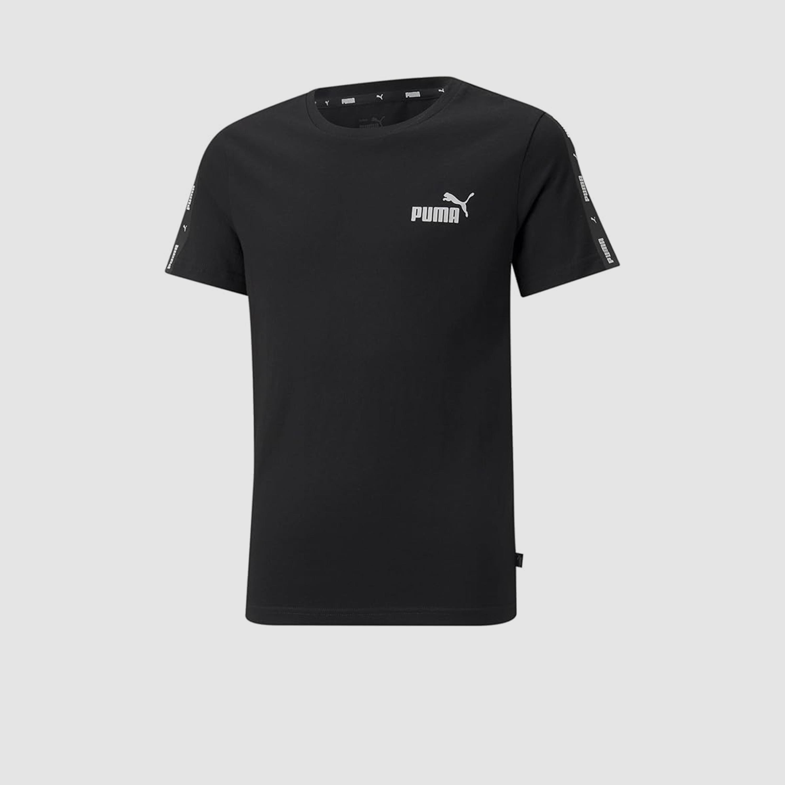 Puma Boys Essentials Small Logo Short Sleeve T-Shirt-boys-clothing-sportswear-tops-image-5