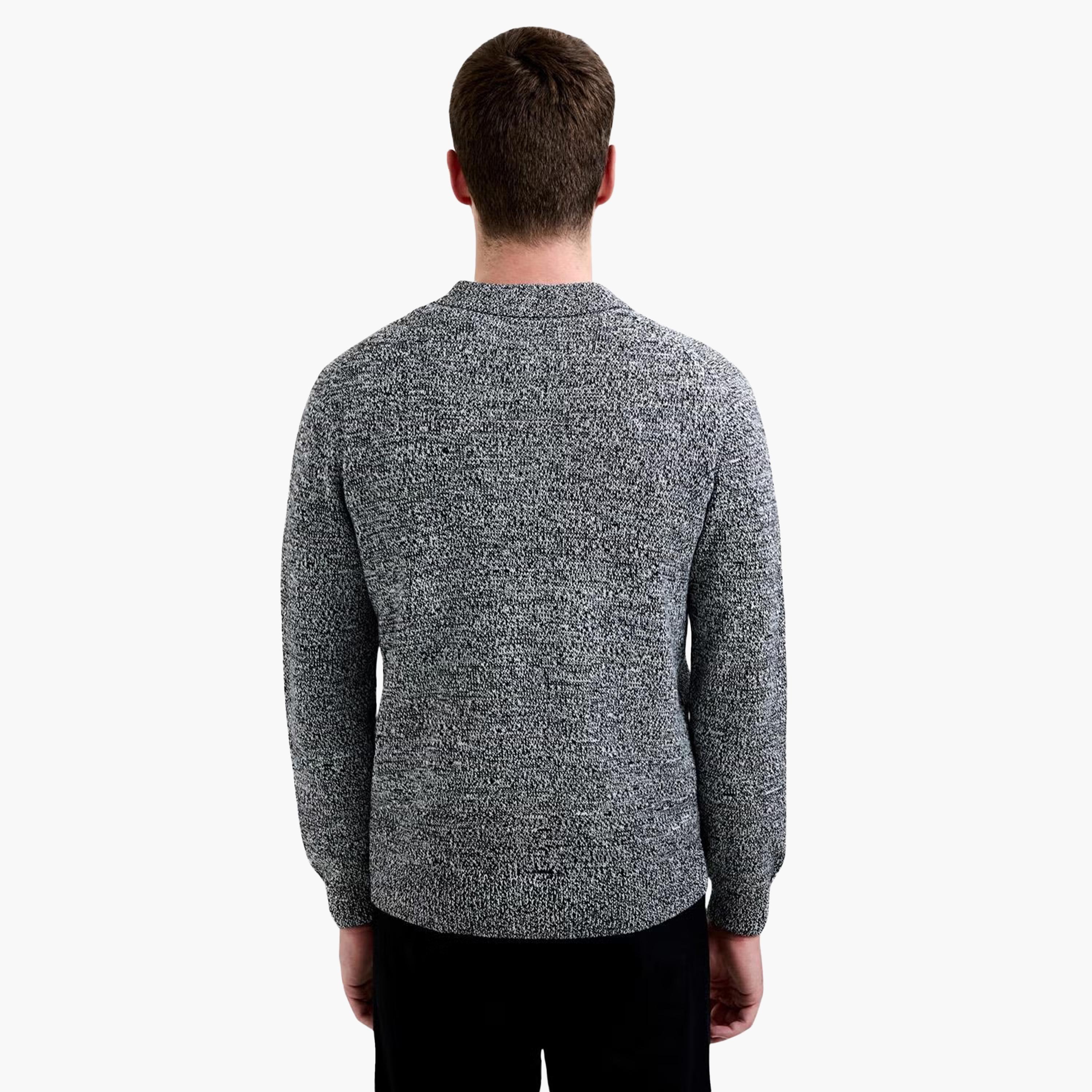 French Connection Marled Collared Long Sleeves Men's Cardigan-men-clothing-sweatersandpullovers-image-4