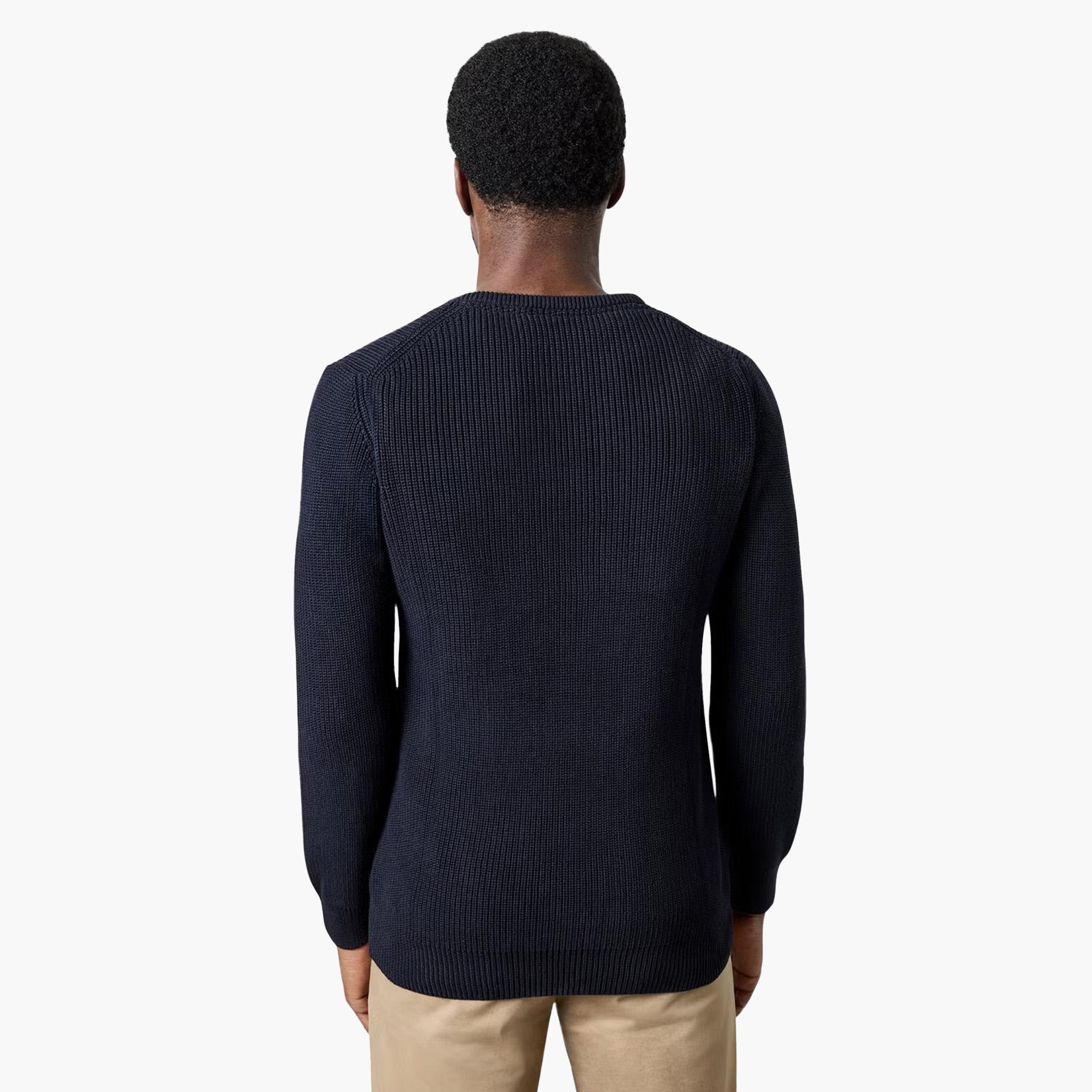 French Connection Ribbed Crew Neck Long Sleeves Men's Sweater-men-clothing-sweatersandpullovers-image-4