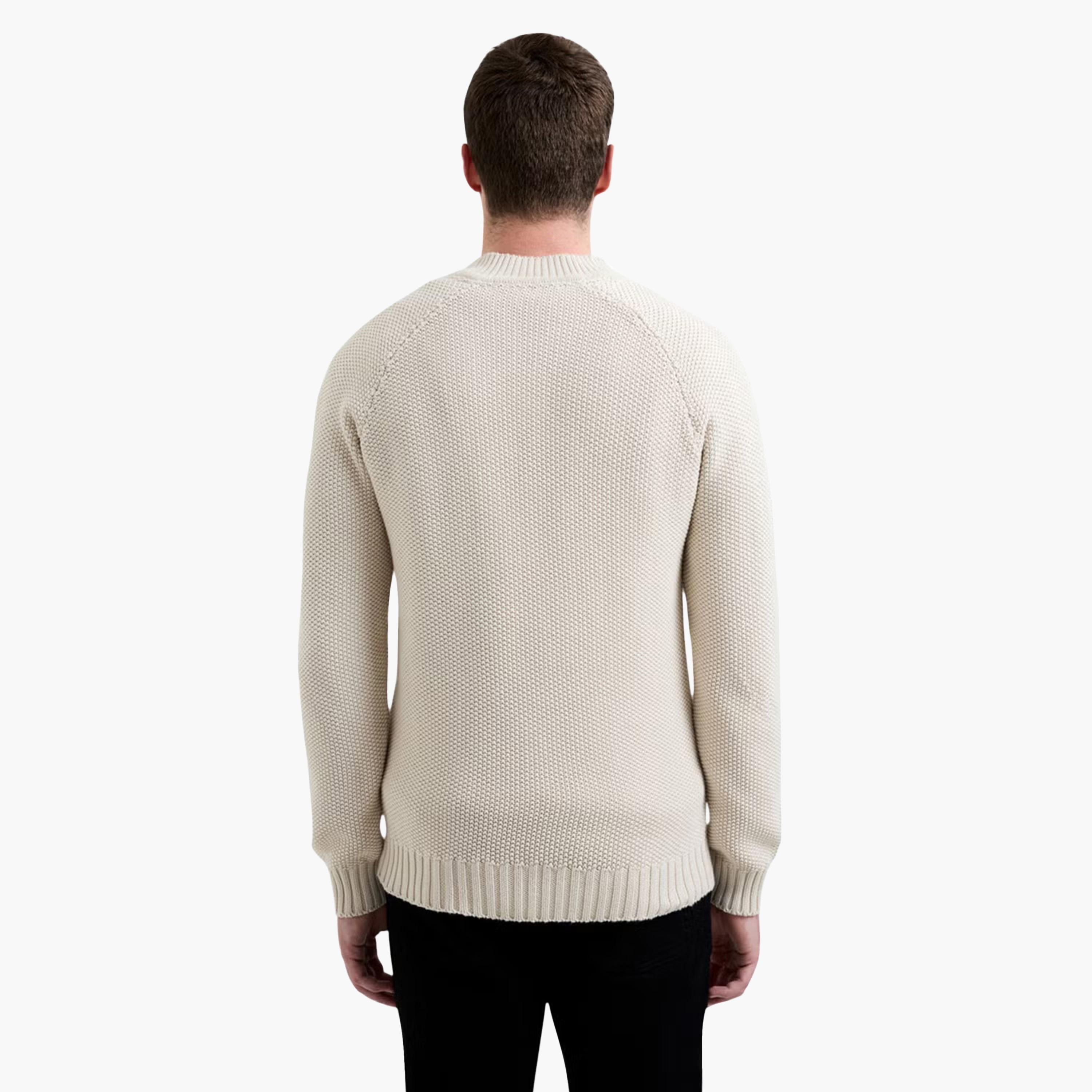 French Connection Textured Knit Mock Neck Long Sleeves Men's Sweater-men-clothing-sweatersandpullovers-image-4