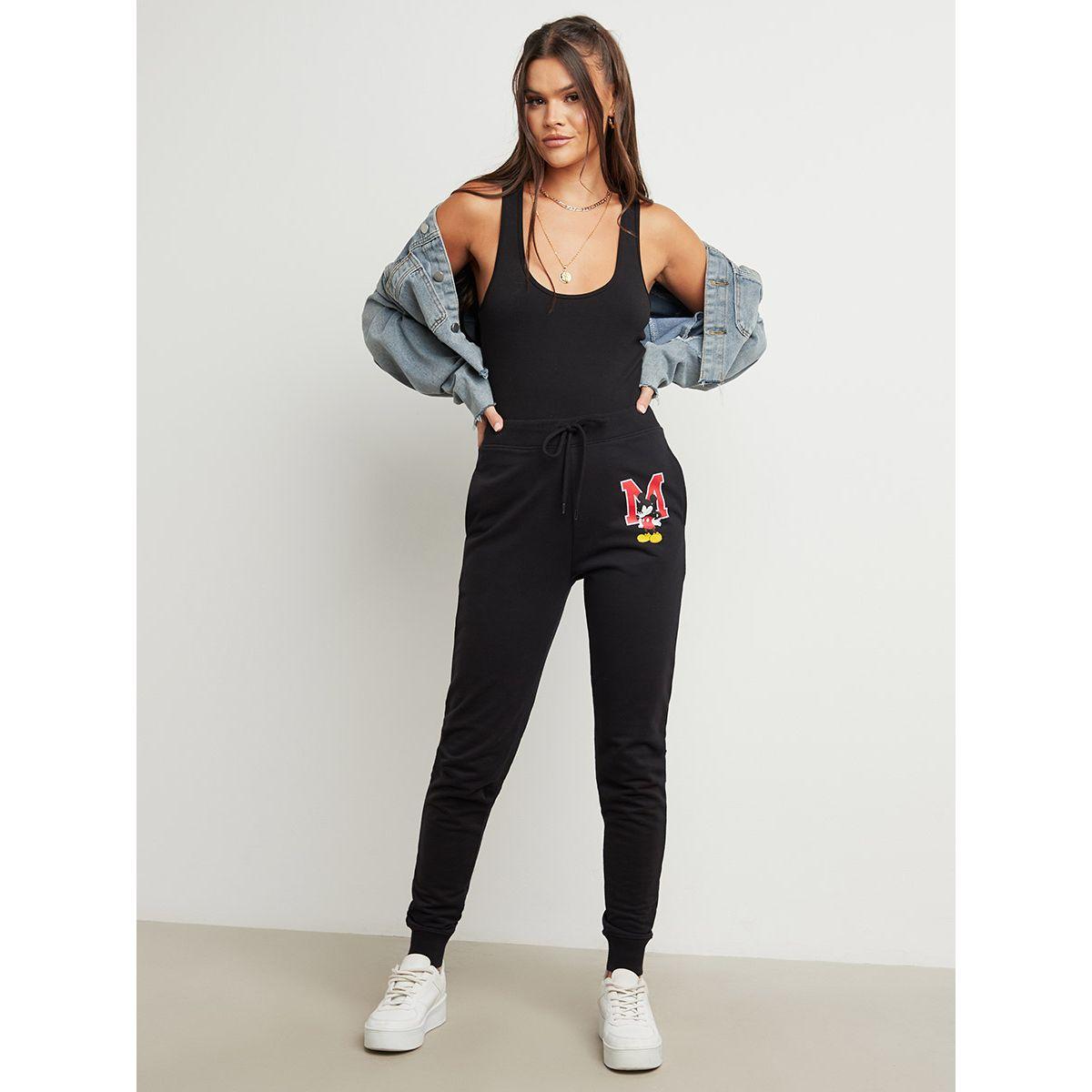 Styli Disney Mickey Graphic Print Jogger-women-clothing-bottoms-joggers-image-2