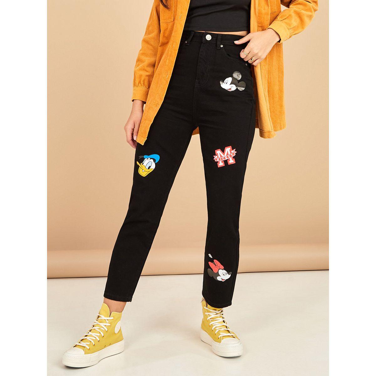 جينز كاجوال بخصر عالي من ستايلي-women-clothing-bottoms-jeans-image-2