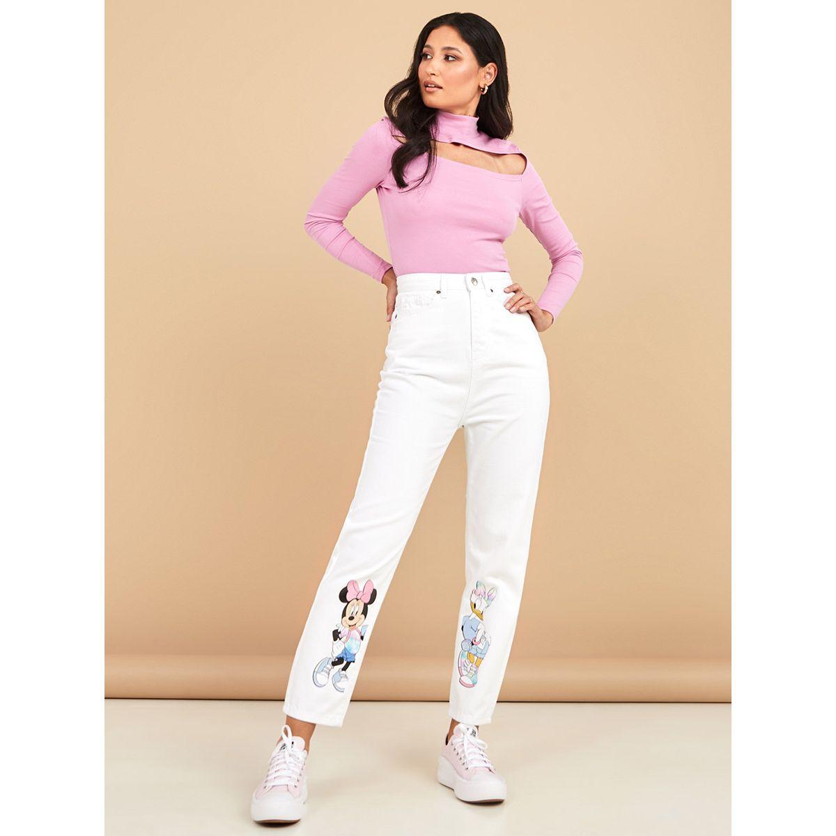 جينز كاجوال بخصر عالي من ستايلي-women-clothing-bottoms-jeans-image-2