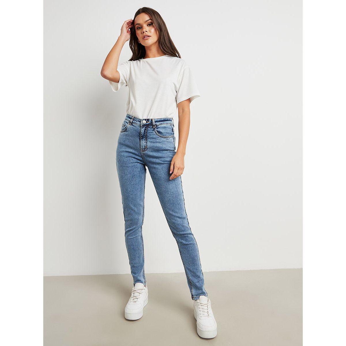 جينز سكيني بخصر عالي من ستايلي-women-clothing-bottoms-jeans-image-2