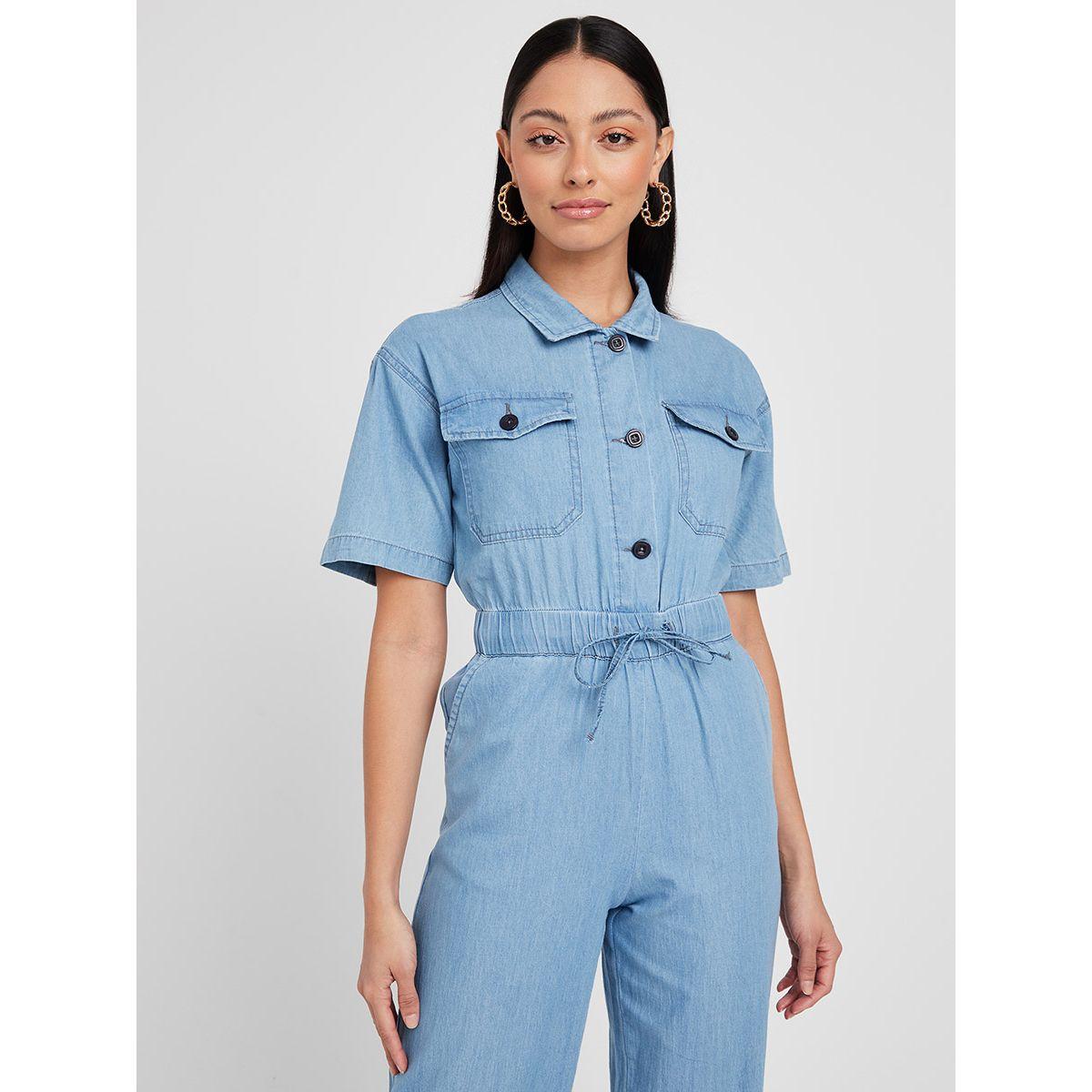 جمبسوت دنيم بأزرار غلق من ريد تايب-women-clothing-jumpsuits-image-5