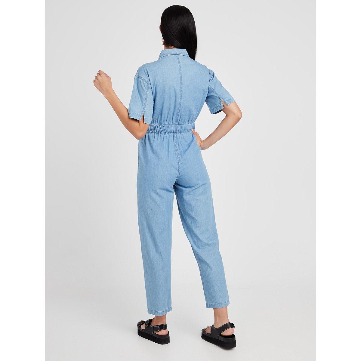جمبسوت دنيم بأزرار غلق من ريد تايب-women-clothing-jumpsuits-image-2