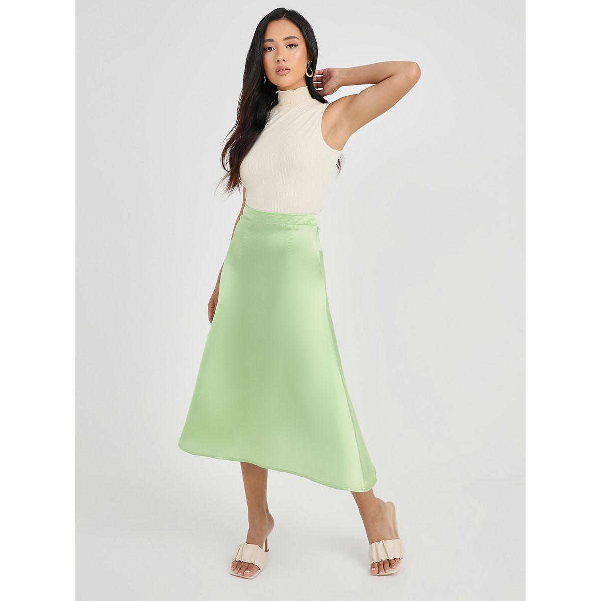 تنورة ميدي ساتان-women-clothing-bottoms-skirts-image-1