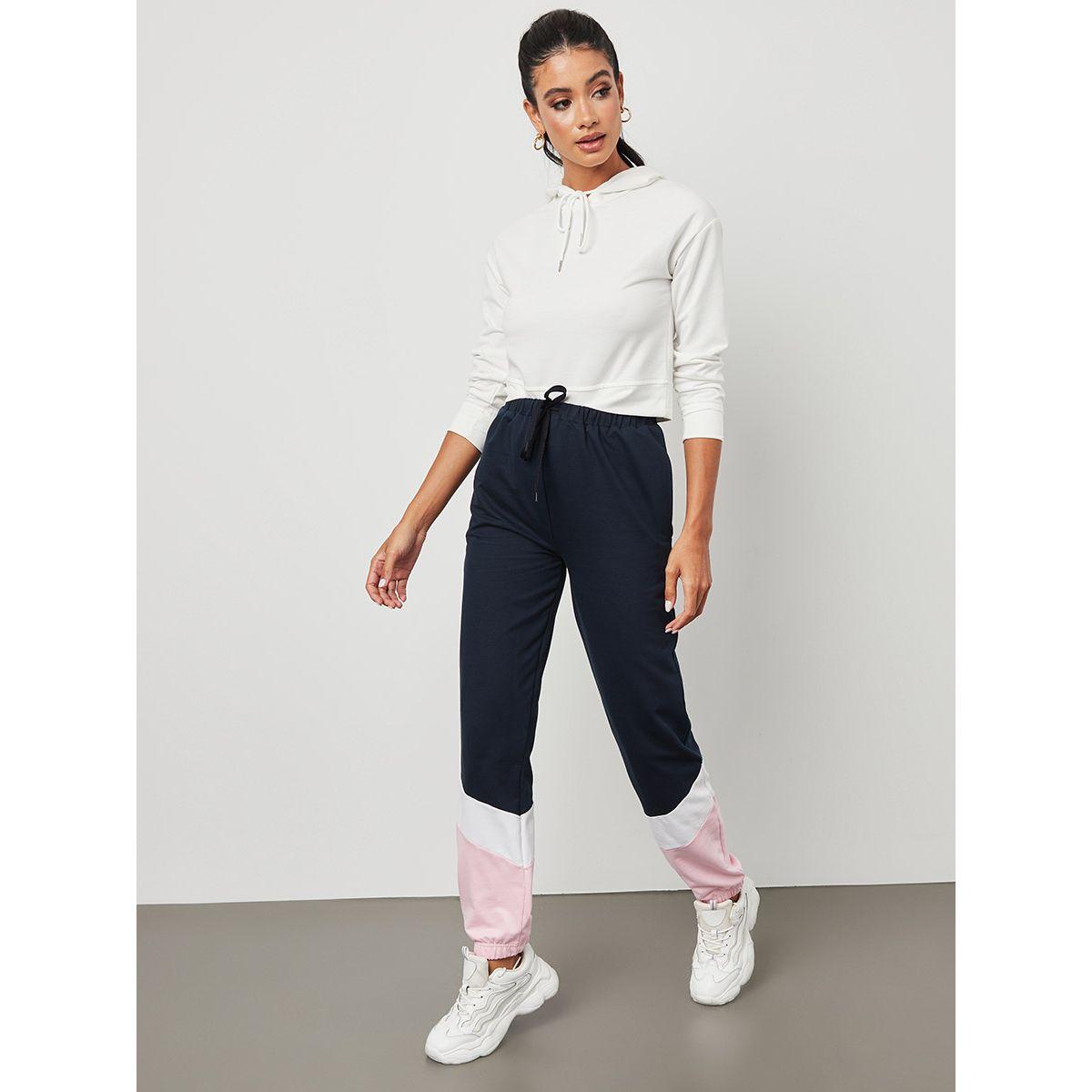 Styli Chevron Colorblock Jersey Jogger-women-clothing-bottoms-joggers-image-2
