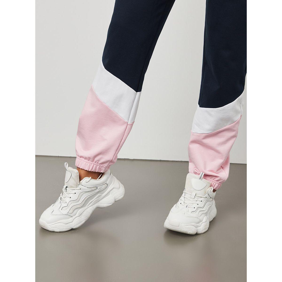 بنطال جوغر بنمط كتل الألوان من ستايلي-women-clothing-bottoms-joggers-image-3
