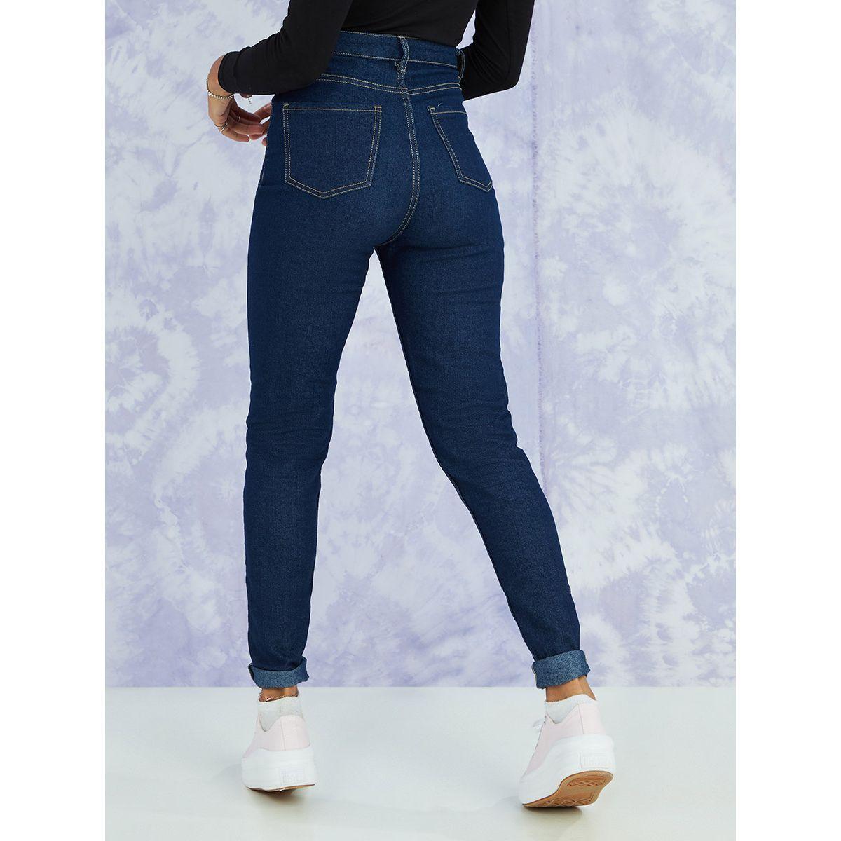 Styli High Rise Plain Skinny Jeans-women-clothing-bottoms-jeans-image-4
