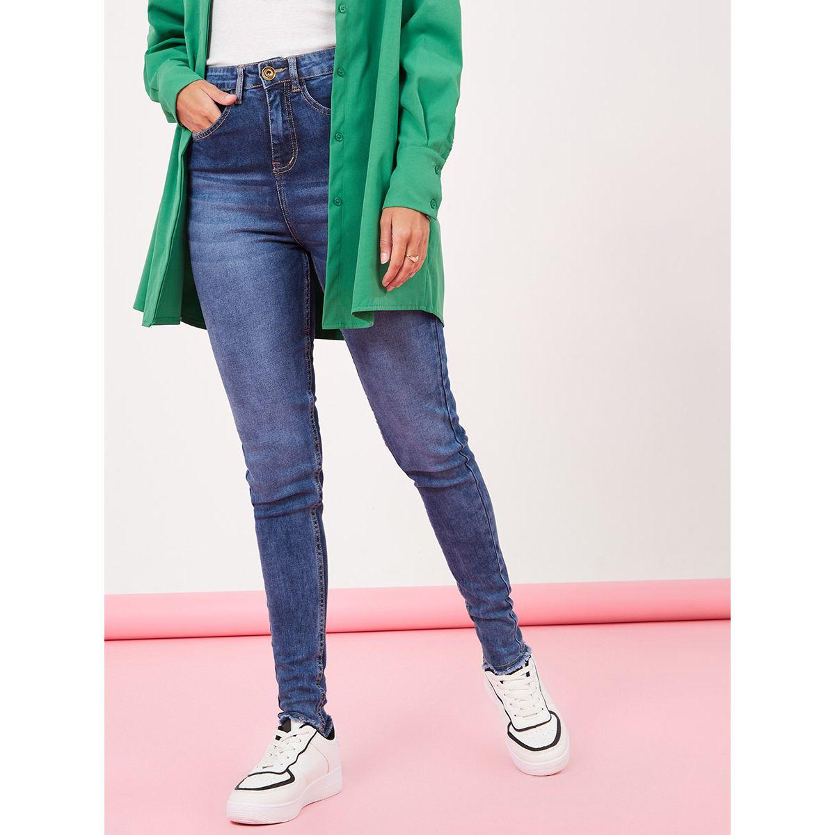 بنطال جينز بقصة ضيقة من ستايلي-women-clothing-bottoms-jeans-image-1