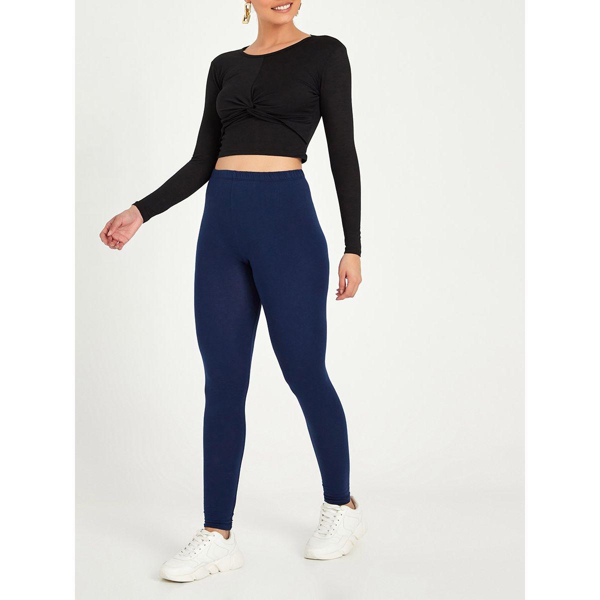 Styli Basic High Waist Legging-women-clothing-bottoms-leggings-image-1
